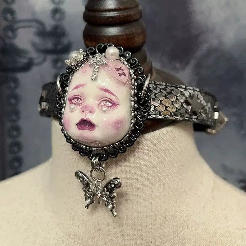 Japanese Brand × Vintage Retro punk necklace Size ONE SIZE - 2 Thumbnail