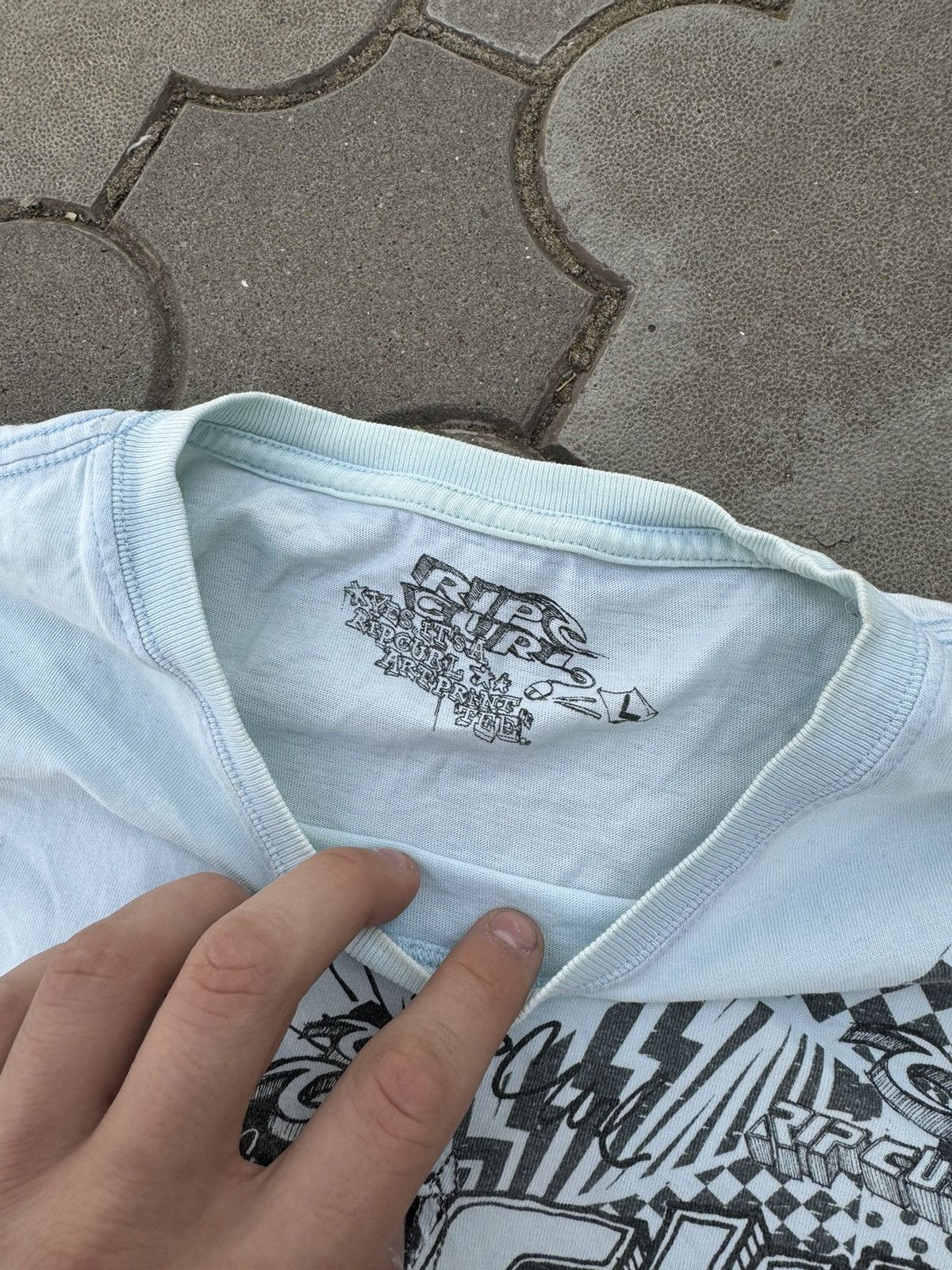 Rip Curl Vintage Rip Curl Spell Out Tee Shirt Surf style Size US L / EU 52-54 / 3 - 4 Thumbnail