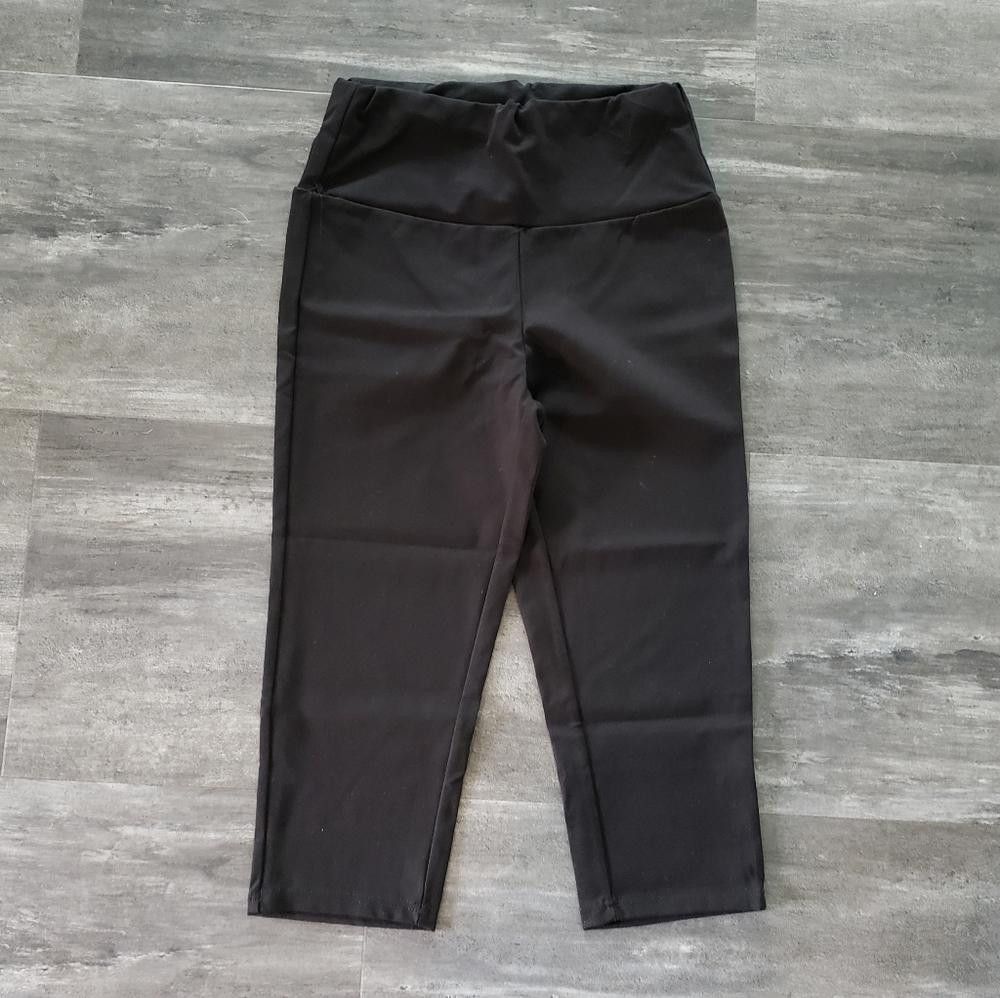 Shein Black SHEIN High Waisted Athletic Capri Size 28" / US 6 / IT 42 - 1 Thumbnail