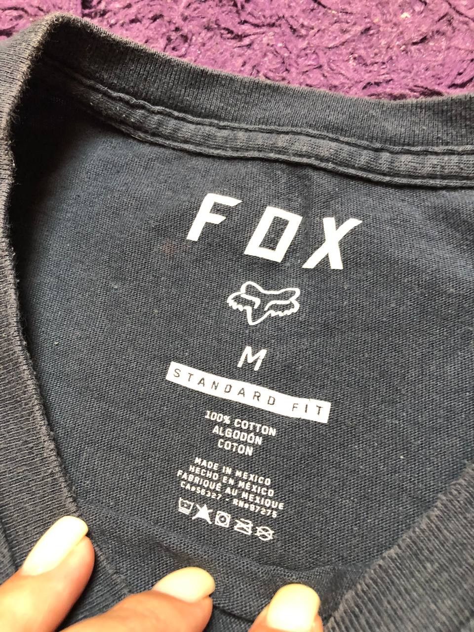 Fox Racing gray big logo Vintage Y2K Fox Racing T-shirt MOTO Size M Size US M / EU 48-50 / 2 - 2 Thumbnail
