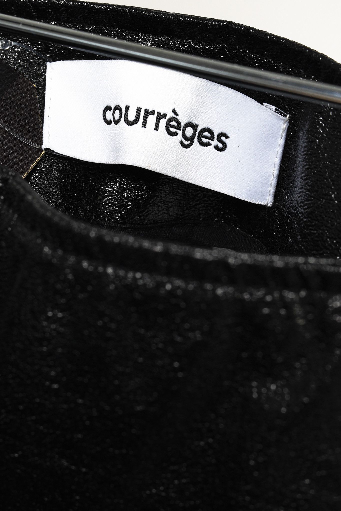 Courreges Courreges Black Shiny Crinkle Cuff Pants Size 25" / US 0 / IT 36 - 4 Thumbnail