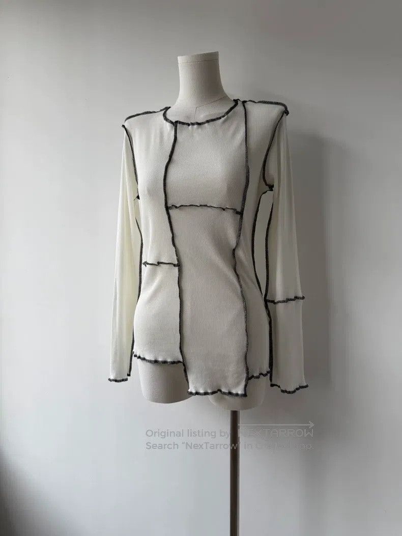 Yohji Yamamoto Yohji Yamamoto 18SS Show Irregular Knit long sleeves Size XS / US 0-2 / IT 36-38 - 3 Thumbnail