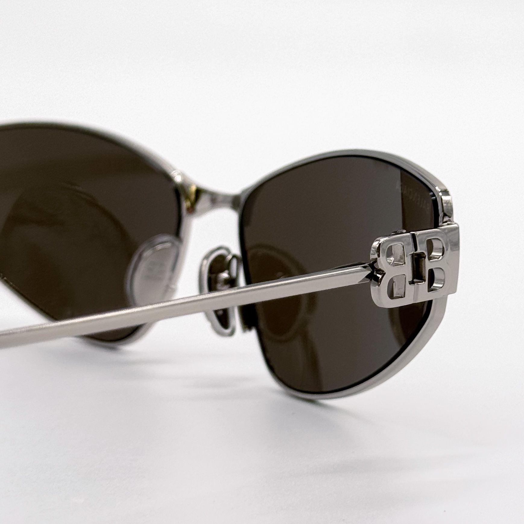 Balenciaga NEW BALENCIAGA SUNGLASSES BB0335S 006 SILVER UNISEX EYEWEAR Size ONE SIZE - 7 Thumbnail