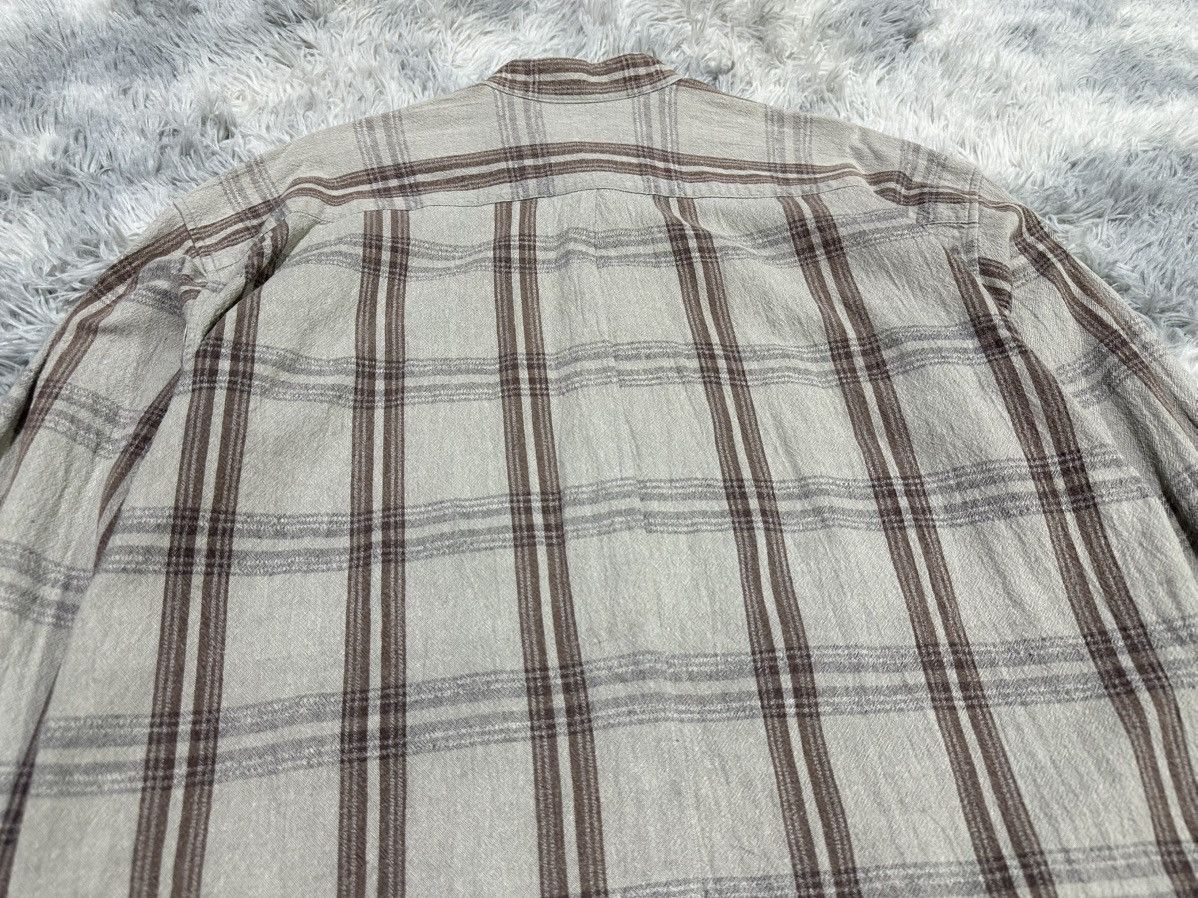 Issey Miyake 🔥80s Issey Miyake Men Wool Half Button Shirt Size US L / EU 52-54 / 3 - 12 Thumbnail