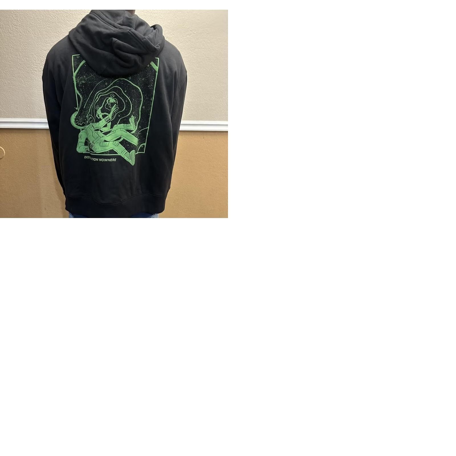 Vintage Mode of One Hoodie Mens Oversized Graphic Jet Grey Astronaut Space L Size US L / EU 52-54 / 3 - 10 Thumbnail