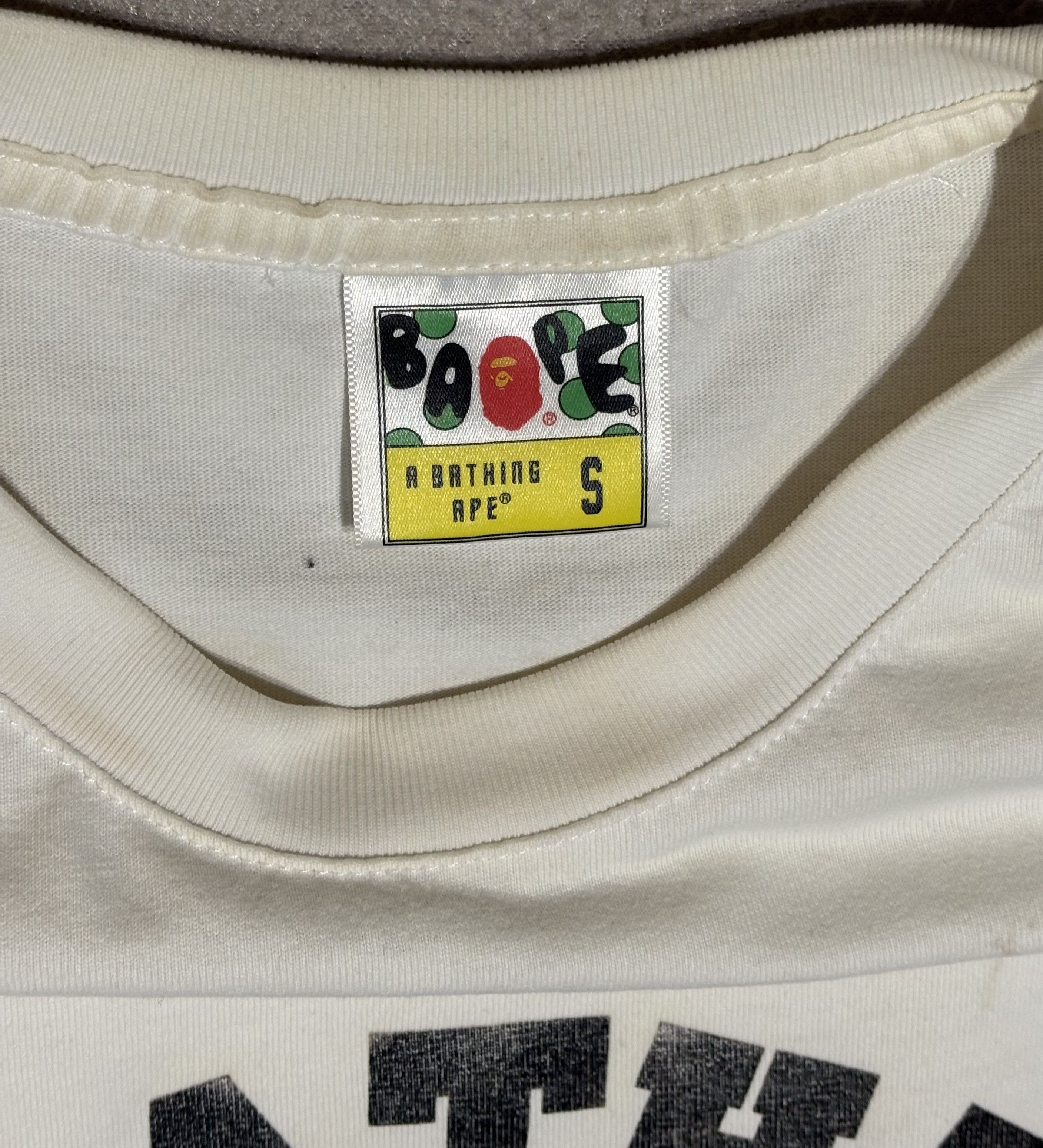 Bape A Bathing Ape Bape T-shirt Size. S Size US S / EU 44-46 / 1 - 18 Thumbnail
