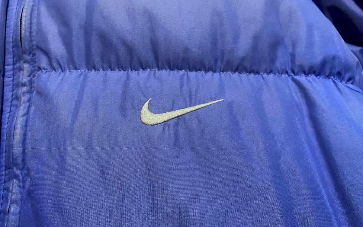 Nike Vtg 90’s Distressed Nike Puffer Down Jacket Embroidered Logo Size US M / EU 48-50 / 2 - 16 Thumbnail