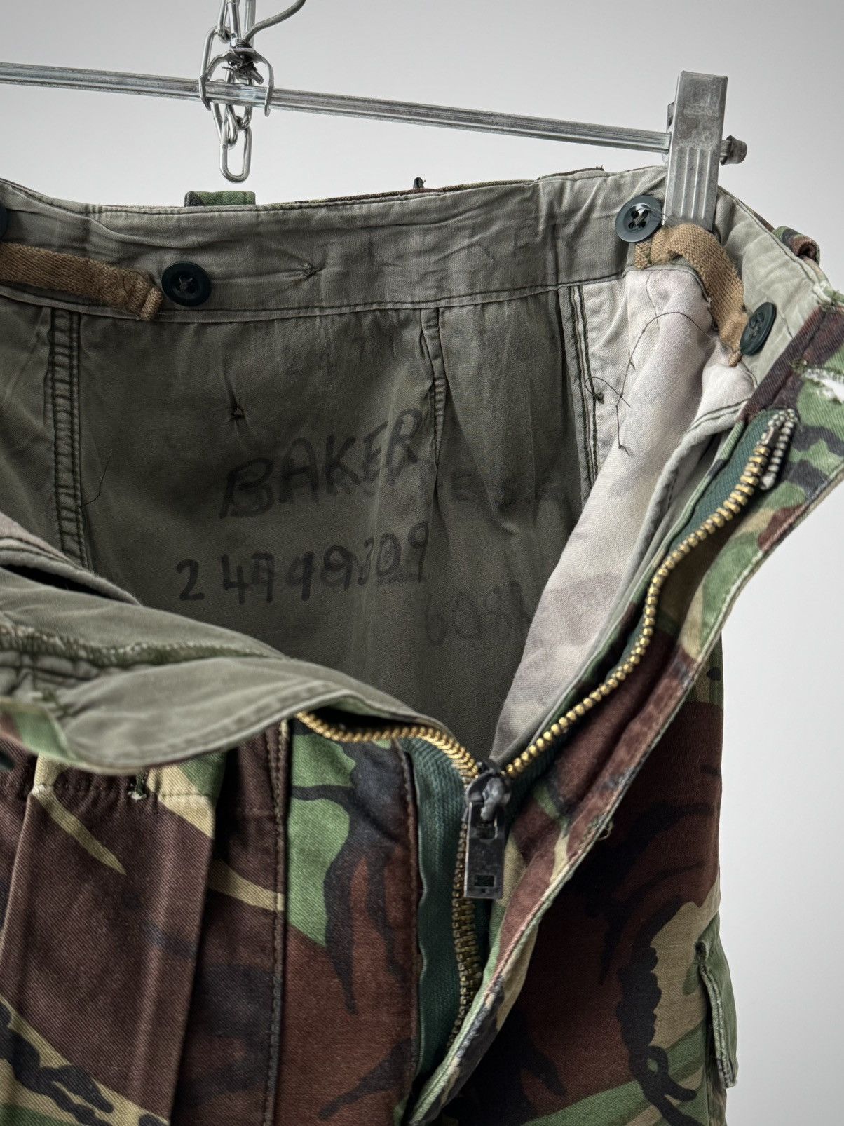 Japanese Brand × Vintage 1960s British Army 1968 Pattern DPM Camo Combat Trousers Size US 30 / EU 46 - 5 Thumbnail