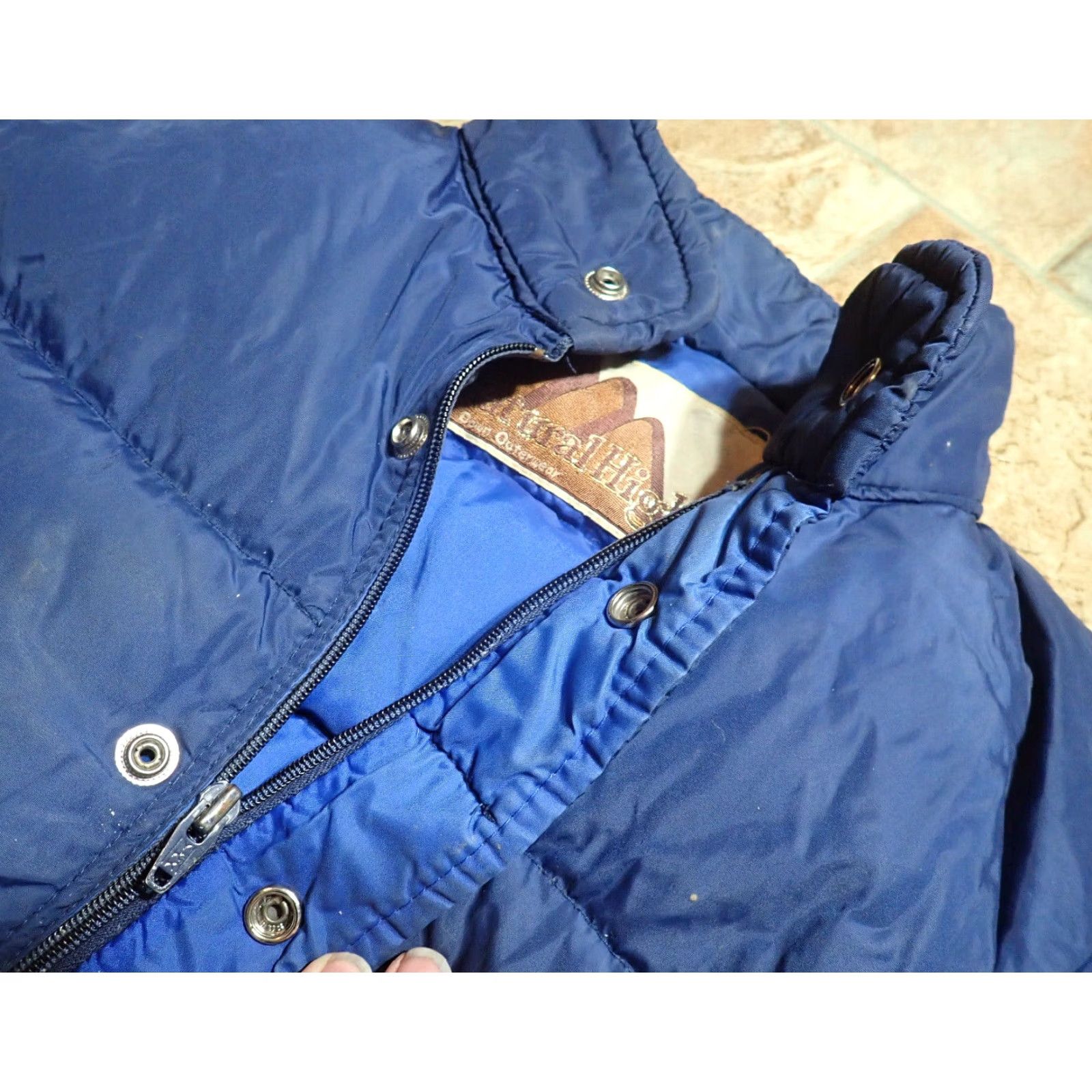 Vintage Natural High Jacket Vintage 80s 90s Ski Winter Down Puffer Coat Blue Womens Size S Size S / US 4 / IT 40 - 6 Thumbnail