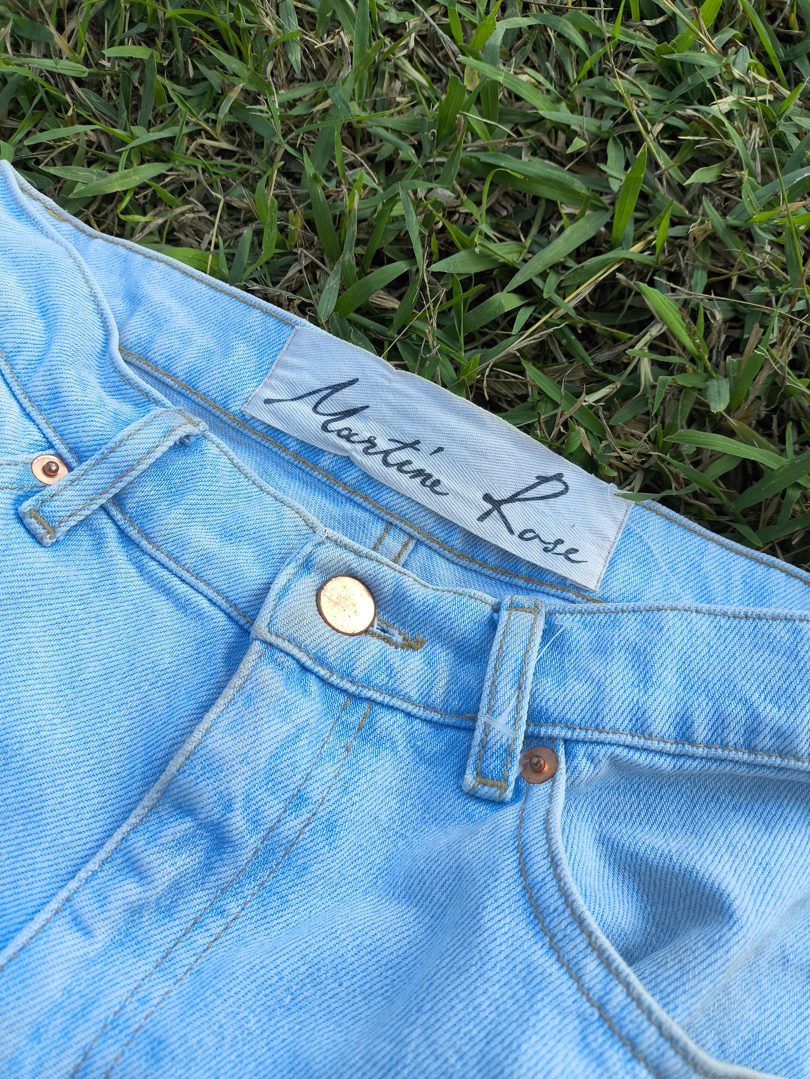 Martine Rose Martine rose denim jeans pants Light blue Size US 29 - 3 Thumbnail