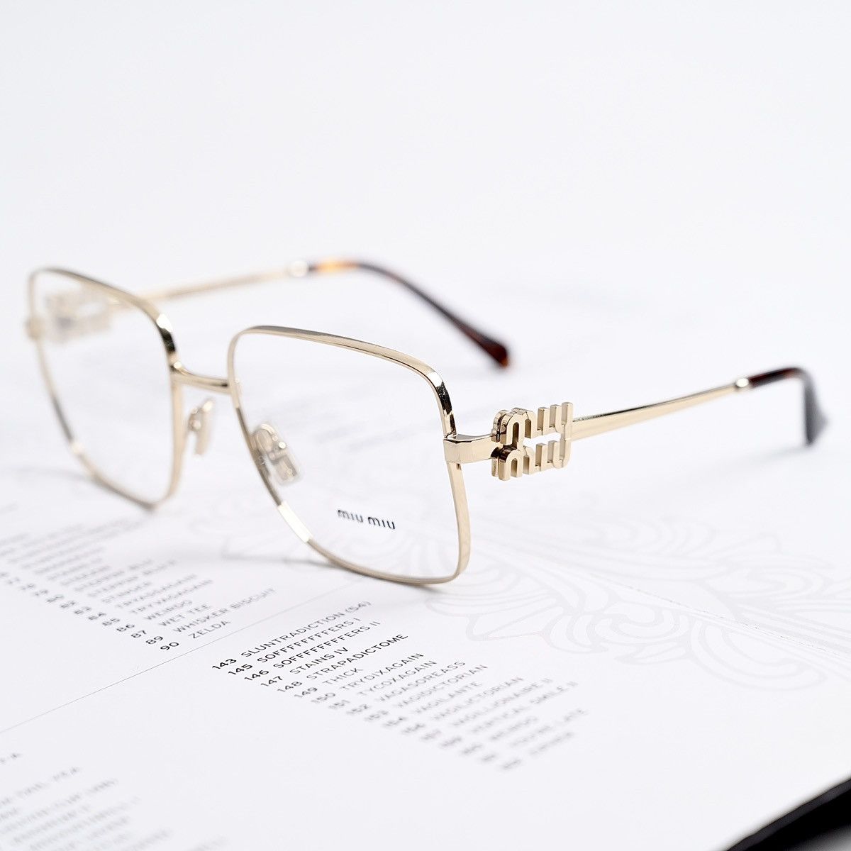 Miu Miu MIU MIU 0MU 51XV ZVN1O1 GLASSE Size ONE SIZE - 2 Thumbnail