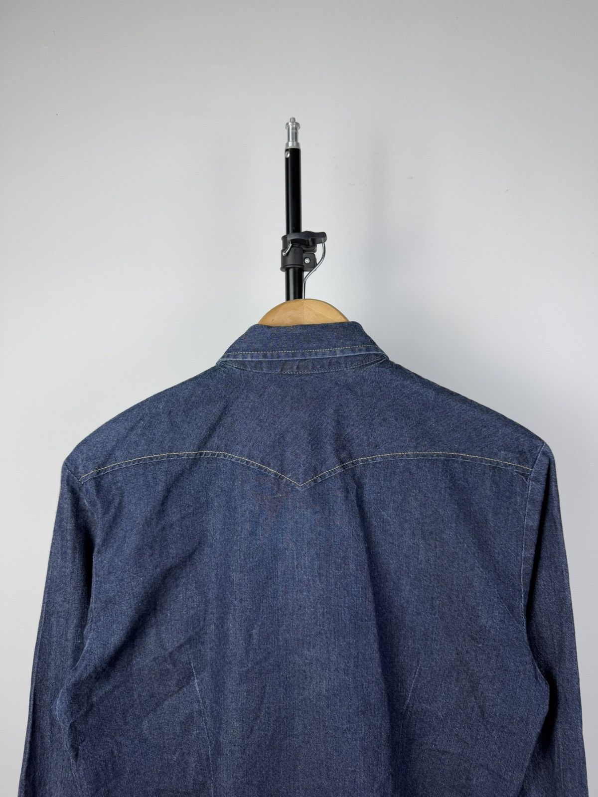 Diesel × Japanese Brand × Vintage Vintage 90s Style Diesel Industry Denim Shirt Y2K Size US M / EU 48-50 / 2 - 7 Thumbnail