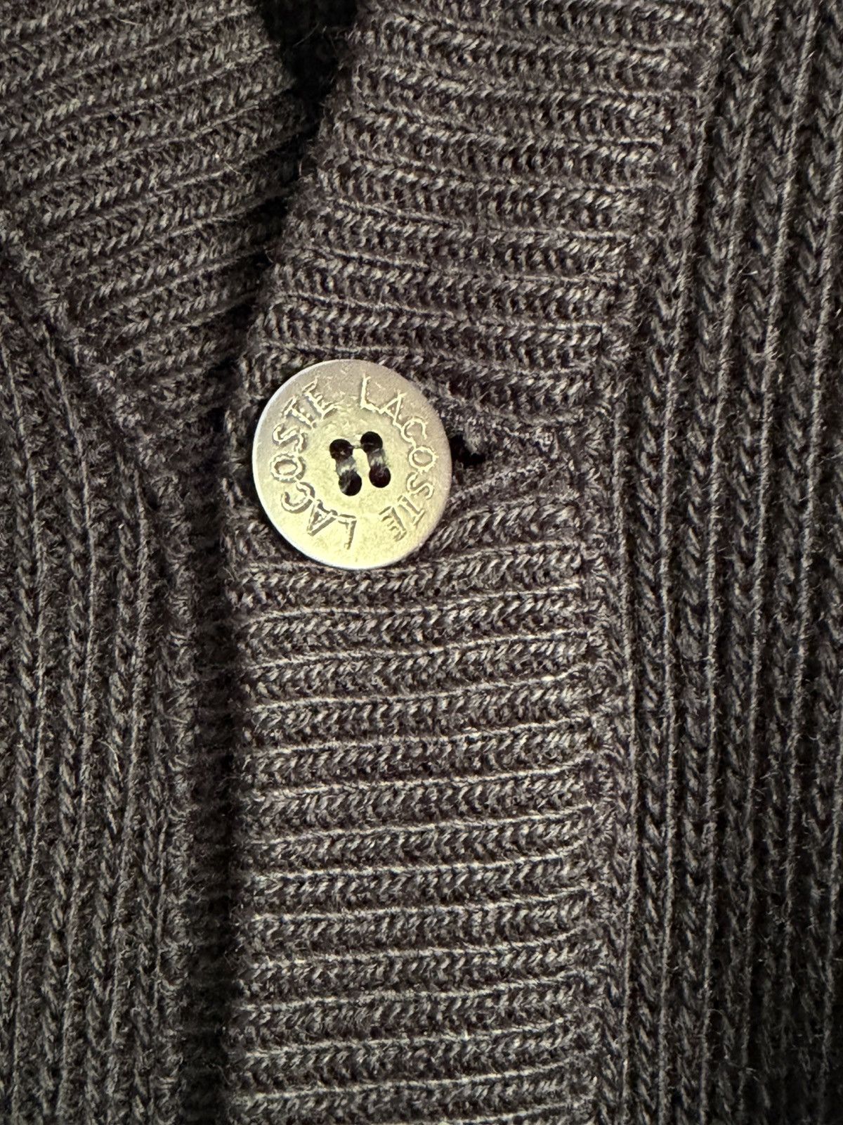 Lacoste VTG Chemise Lacoste Made in France Navy Cardigan Size US M / EU 48-50 / 2 - 7 Thumbnail