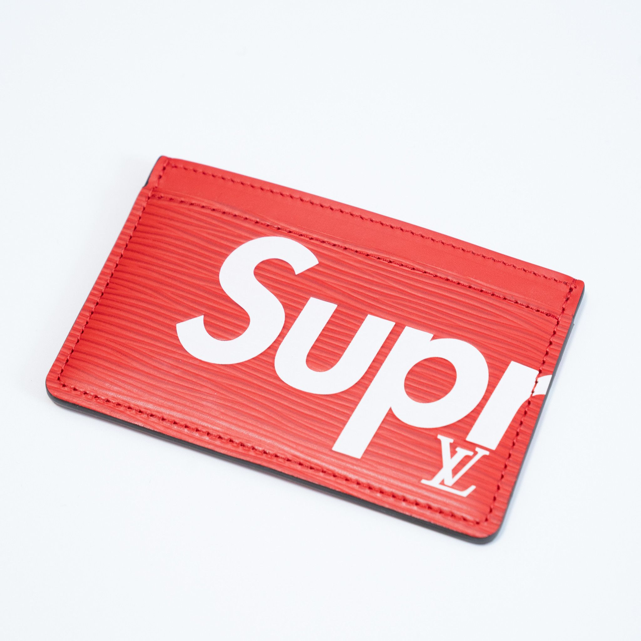 Louis Vuitton × Supreme Louis Vuitton Supreme Card Holder Size ONE SIZE - 8 Thumbnail