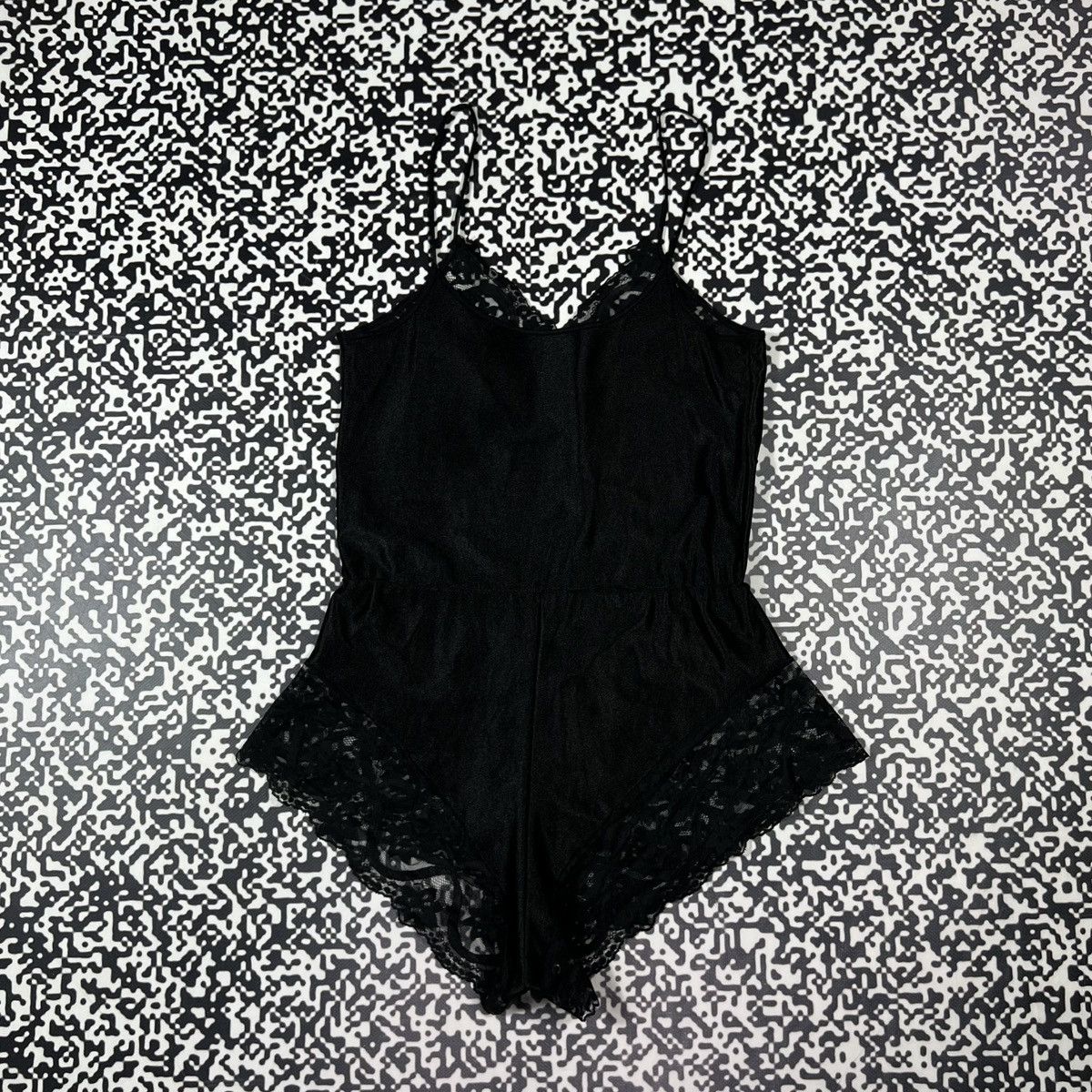 Vintage Vintage 90s Sexy Mesh Bodysuit Retro Sleepwear Nightie Style Size M / US 6-8 / IT 42-44 - 14 Thumbnail
