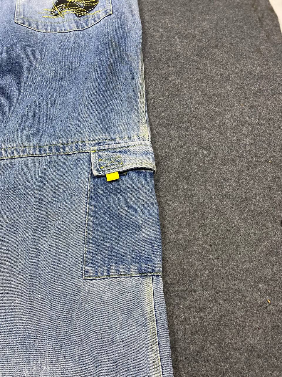 Japanese Brand vintage soul usa baggy denim nice design Size US 44 / EU 60 - 5 Thumbnail