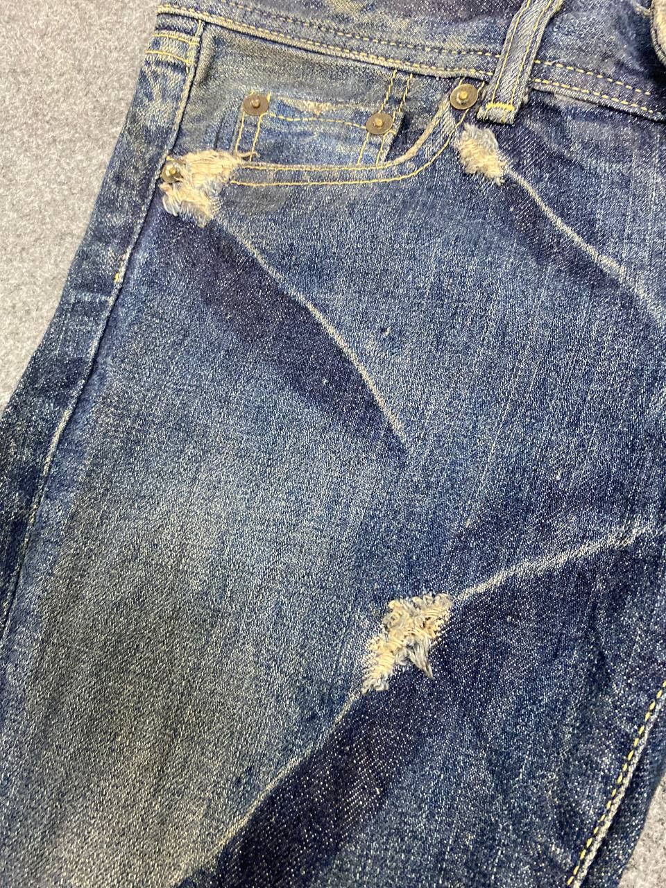 Japanese Brand vintage rodeo crown japanese brands distressed denim Size 31" - 10 Thumbnail