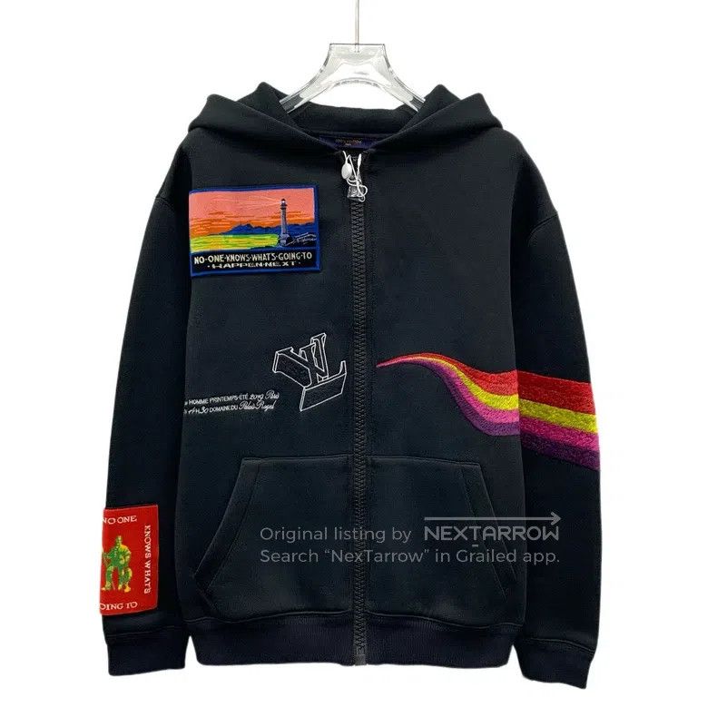 Louis Vuitton Louis Vuitton Black Lighthouse Rainbow Embroidered Cotton Size US XS / EU 42 / 0 - 1 Thumbnail