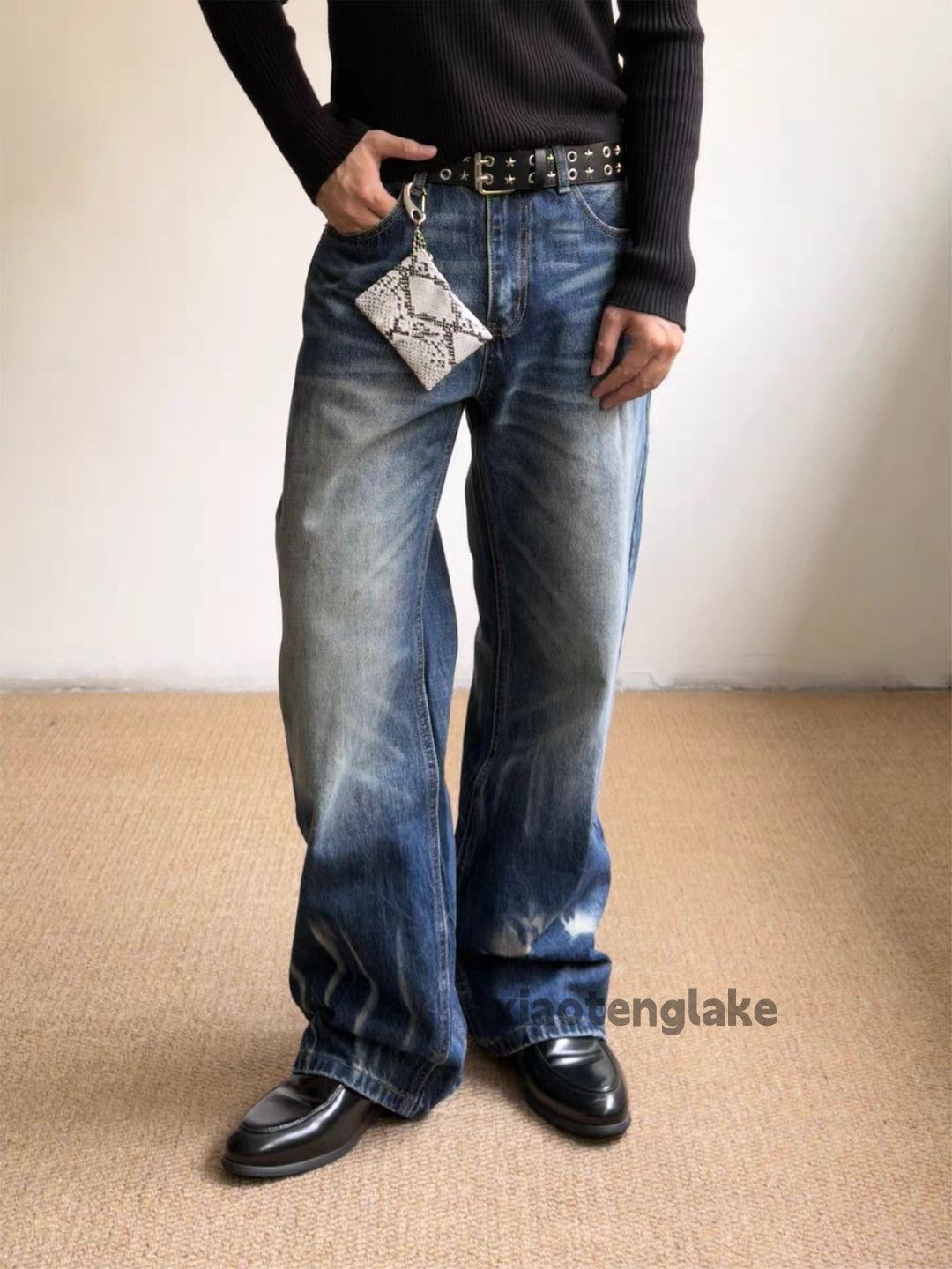 Jean xz vintage distressed faded punk hiphop y2k jeans Size US 36 / EU 52 - 5 Thumbnail