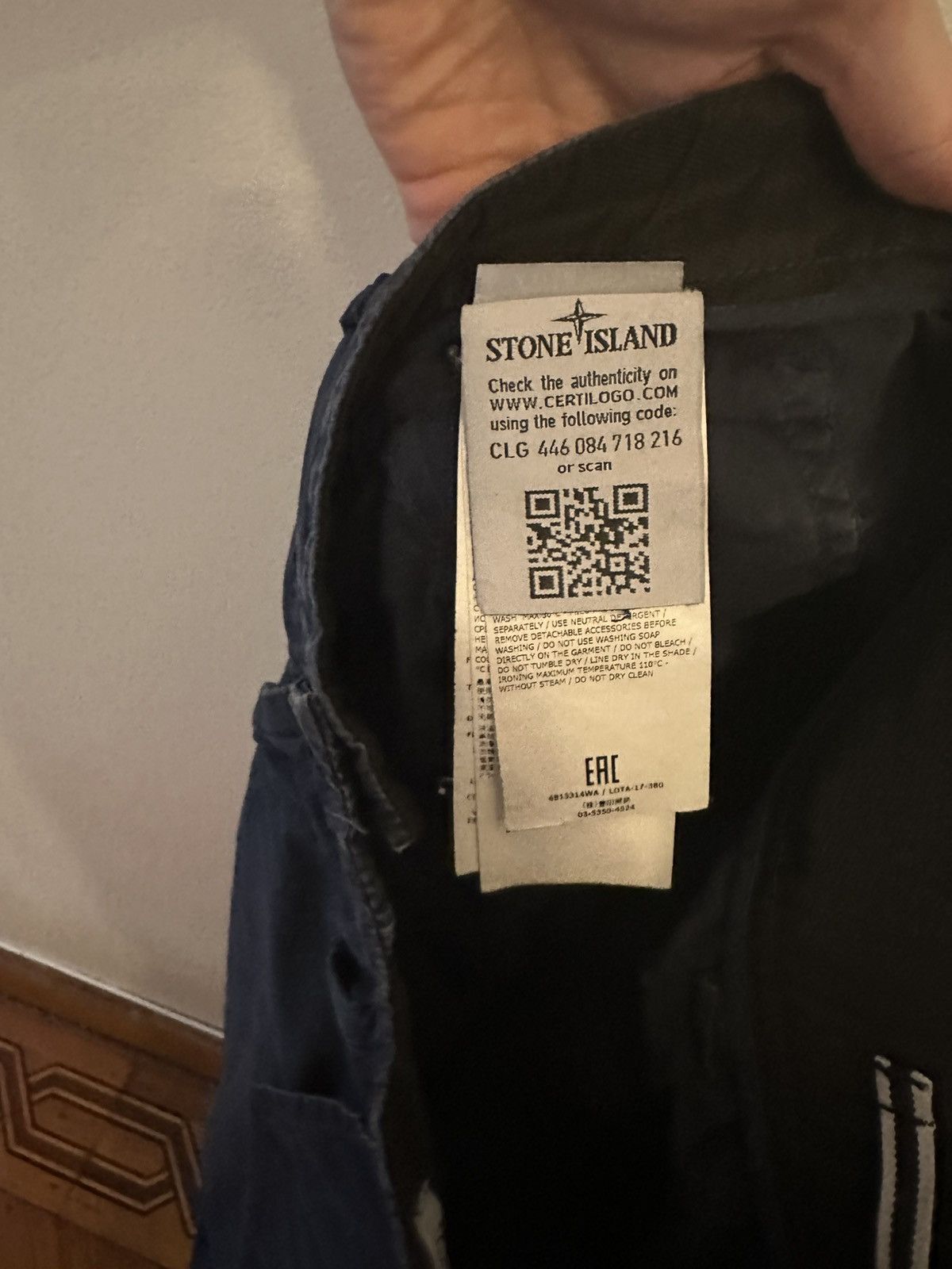 Stone Island Stone Island Navy Cargo Pants Size US 31 - 4 Thumbnail
