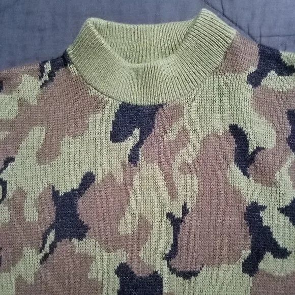 Vintage Vintage Bob Fratzke Winona Camouflage Crewneck Sweater Size US XXL / EU 58 / 5 - 1 Thumbnail
