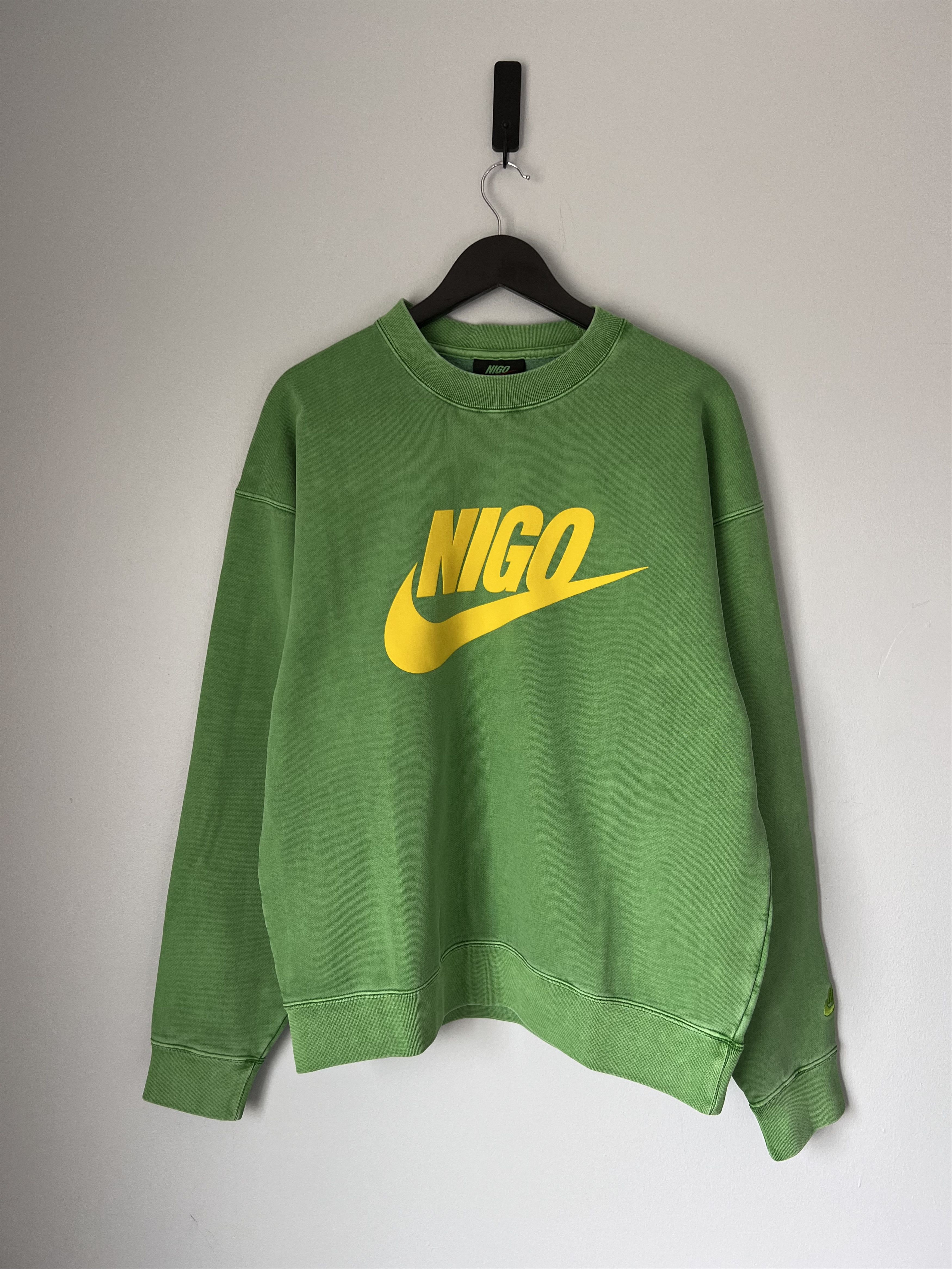 Nigo × Nike Nigo Nike Crewneck Sweatshirt in Green Size US L / EU 52-54 / 3 - 1 Thumbnail