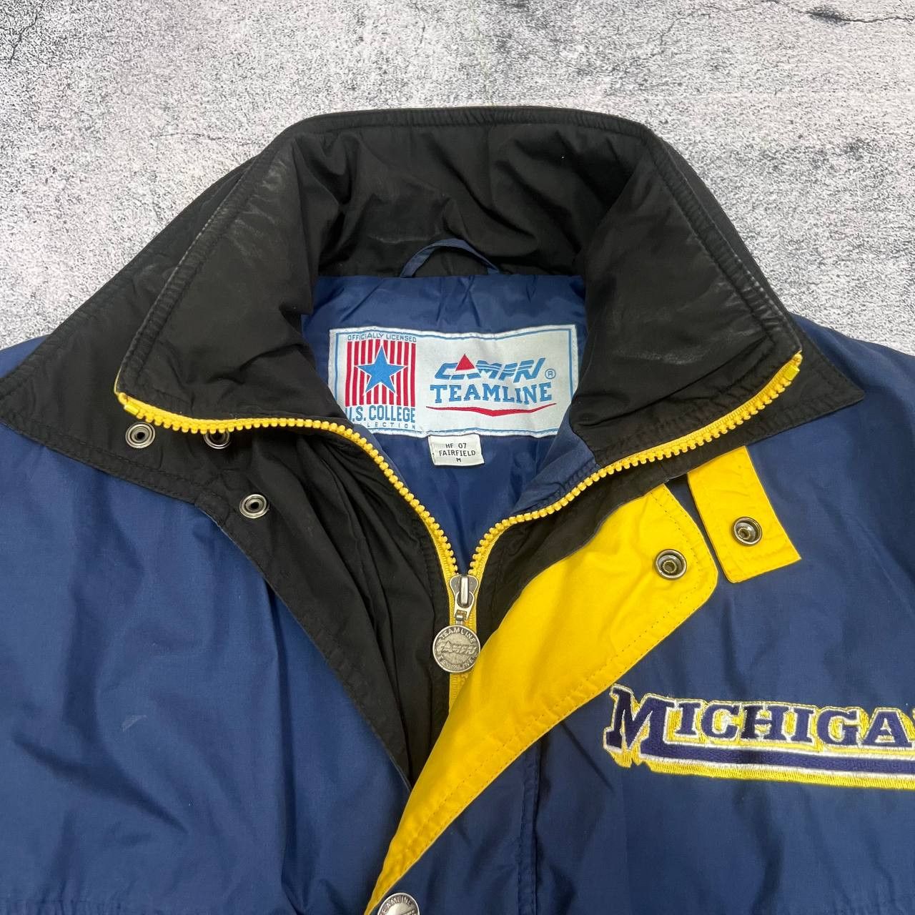Vintage Vintage Campri Michigan Wolverines Bomber Jacket Zip Size M Size US M / EU 48-50 / 2 - 3 Thumbnail
