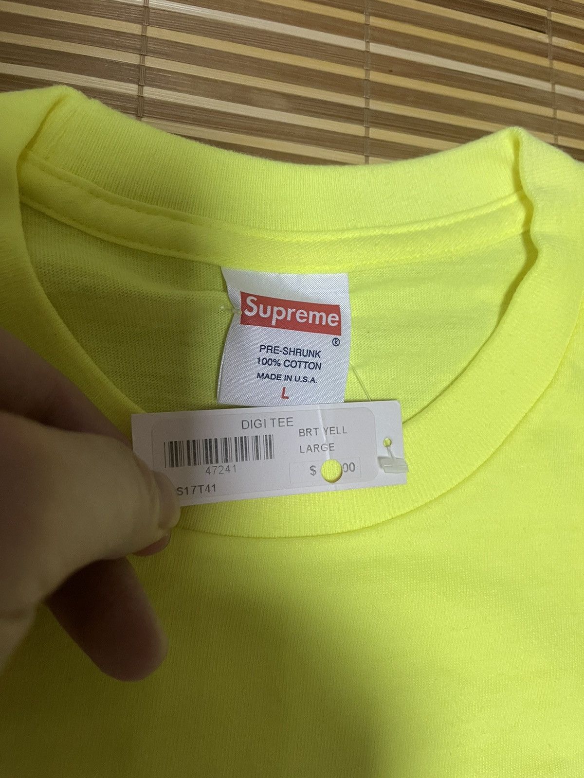 Supreme Supreme Digi tee Size US L / EU 52-54 / 3 - 4 Thumbnail