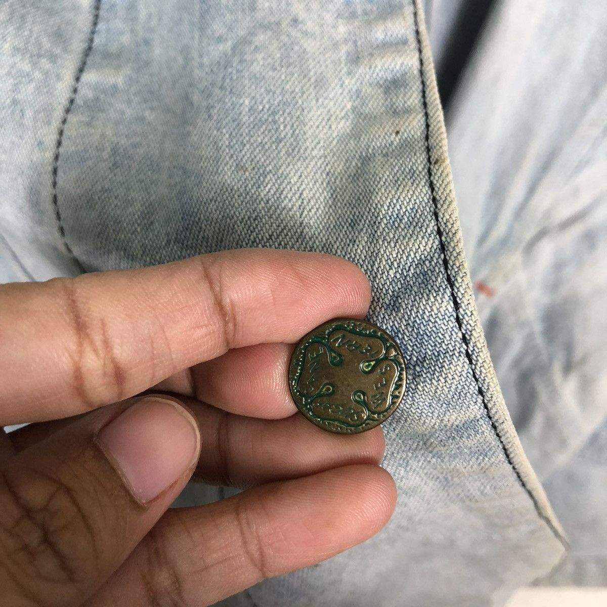 Sugar Cane 🔥VINTAGE DENIM CHORE JACKET SUGAR CANE WESTERN WEAR USA Size US L / EU 52-54 / 3 - 16 Thumbnail
