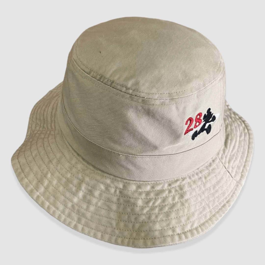 Disney Disney Mickey Mouse 28 Beige Unisex Bucket Hat Size ONE SIZE - 3 Thumbnail