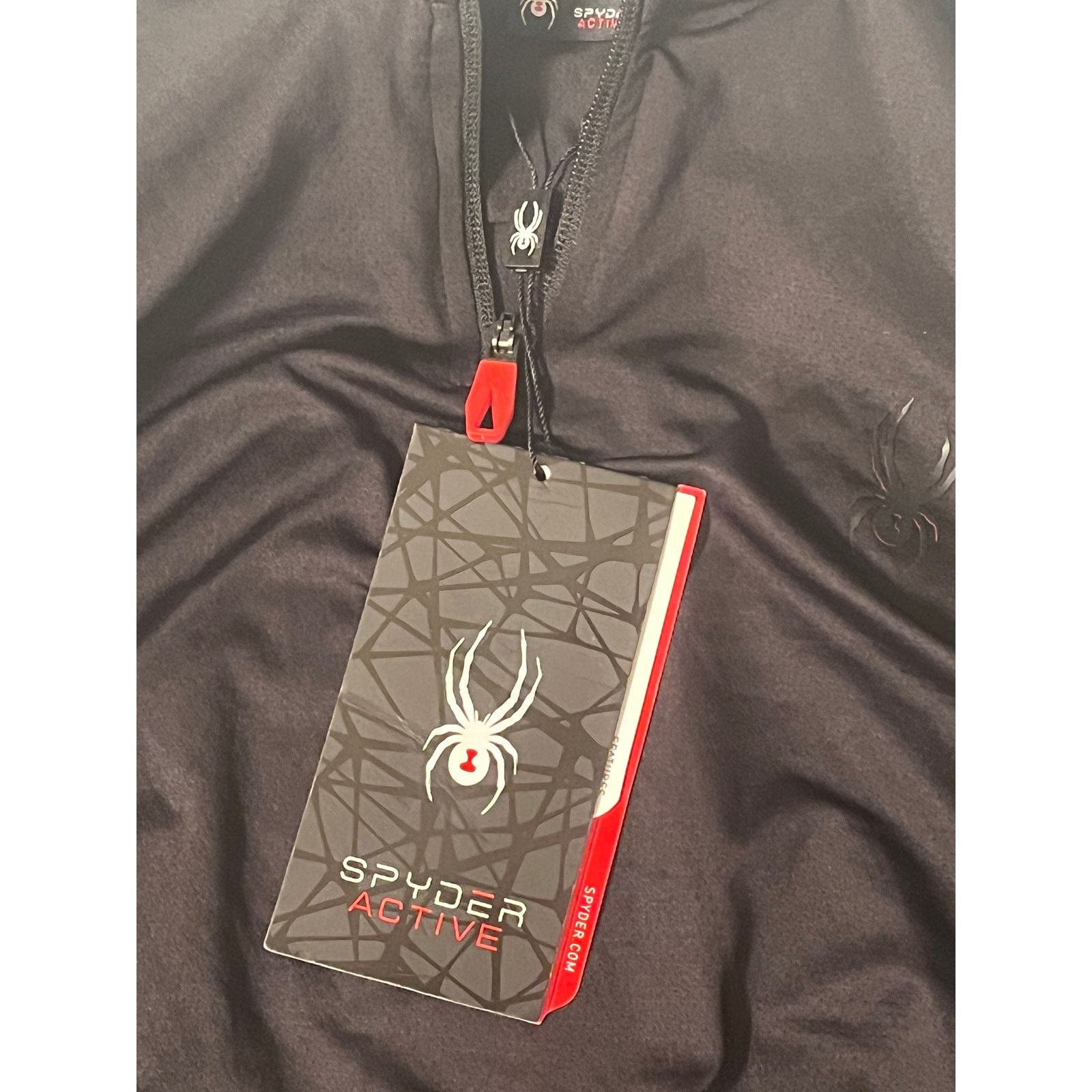 Other SPYDER Active Pro Web Shirt Stretch Breathable Black L - NEW Size US L / EU 52-54 / 3 - 6 Thumbnail