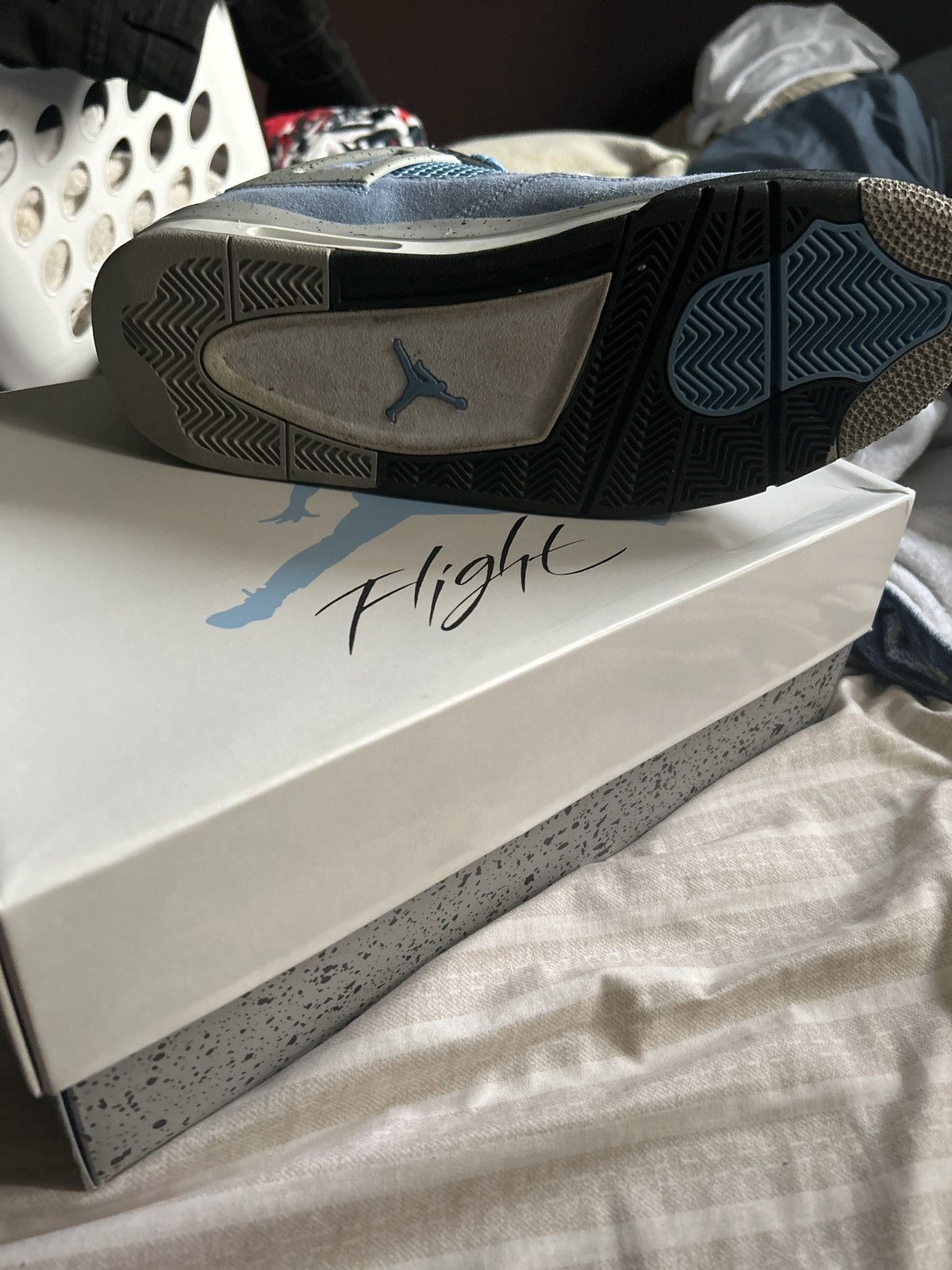Jordan Brand Jordan UNC 4s Size US 12 / EU 45 - 4 Thumbnail