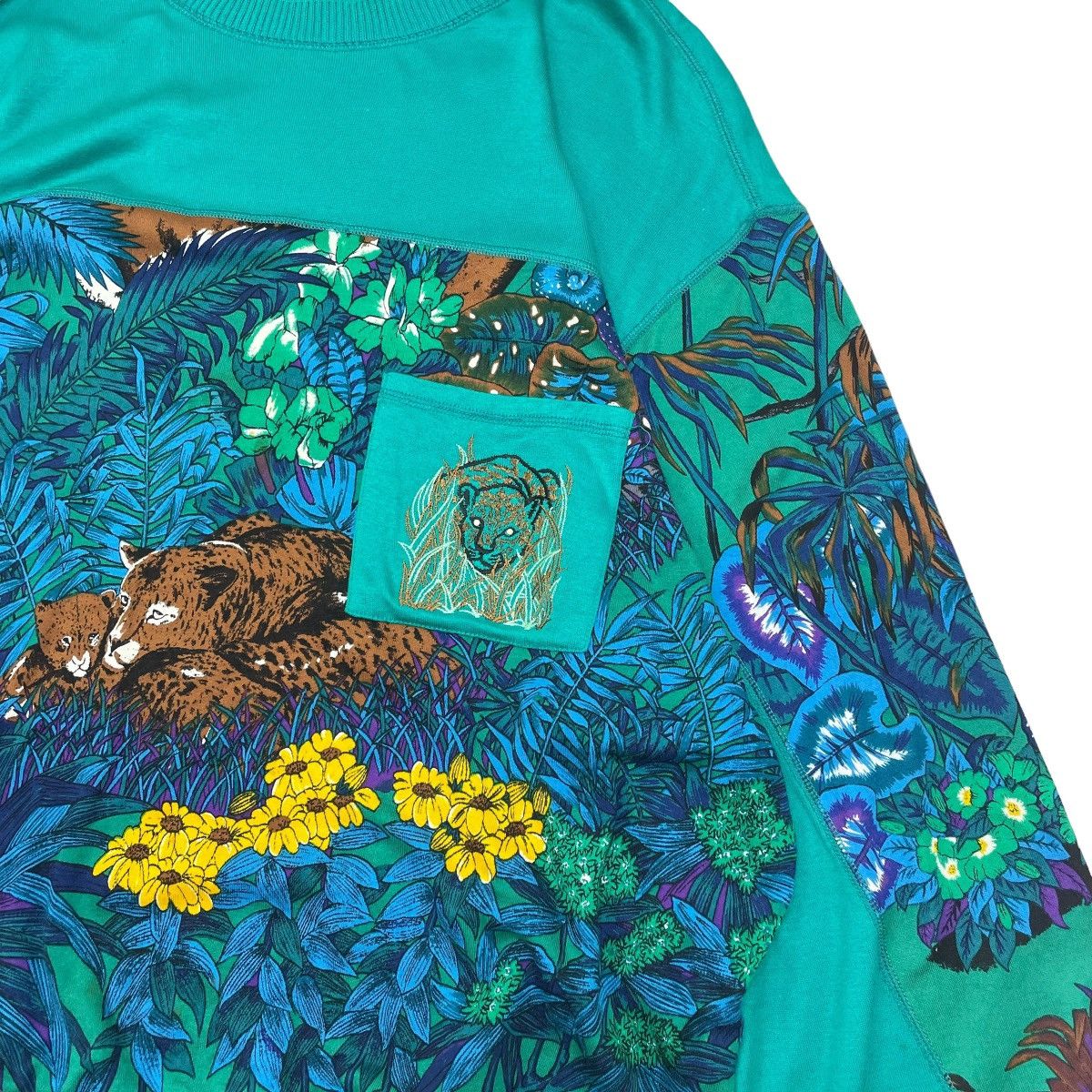 Japanese Brand × Lindbergh Japanese Brand Nature Full Print Floral Pullover Sweatshirt Size US M / EU 48-50 / 2 - 5 Thumbnail
