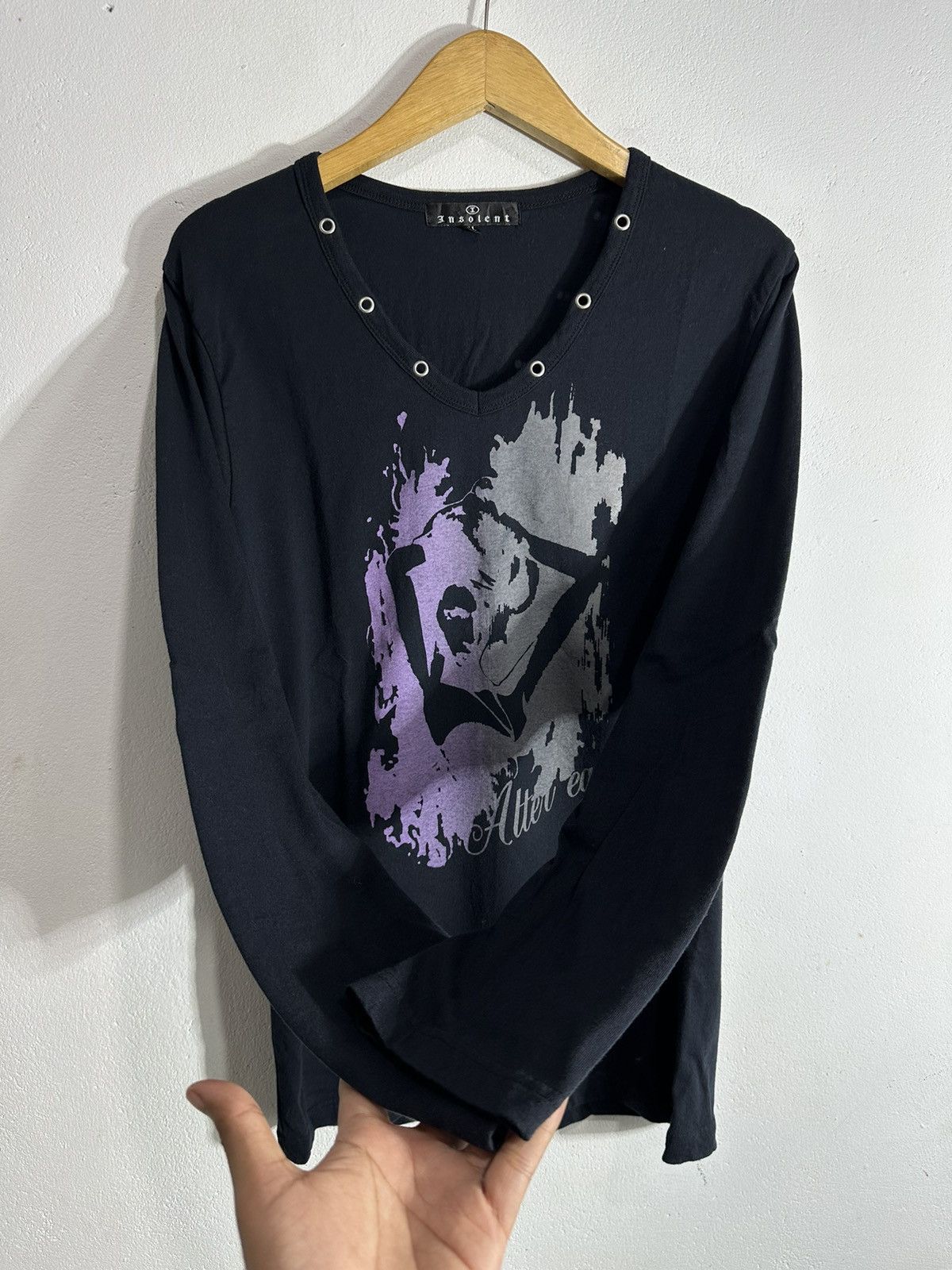 14th Addiction JAPANESE GOTHIC ALTER EGO LONG SLEEVE TEE KMRII LGB STYLE Size US M / EU 48-50 / 2 - 3 Thumbnail