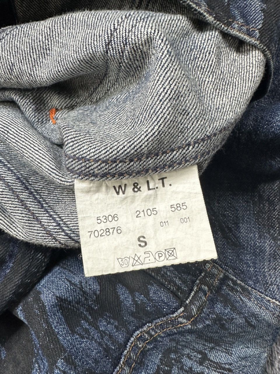 W&LT SS98 "Kiss The Future" Denim Jacket Size US S / EU 44-46 / 1 - 10 Thumbnail