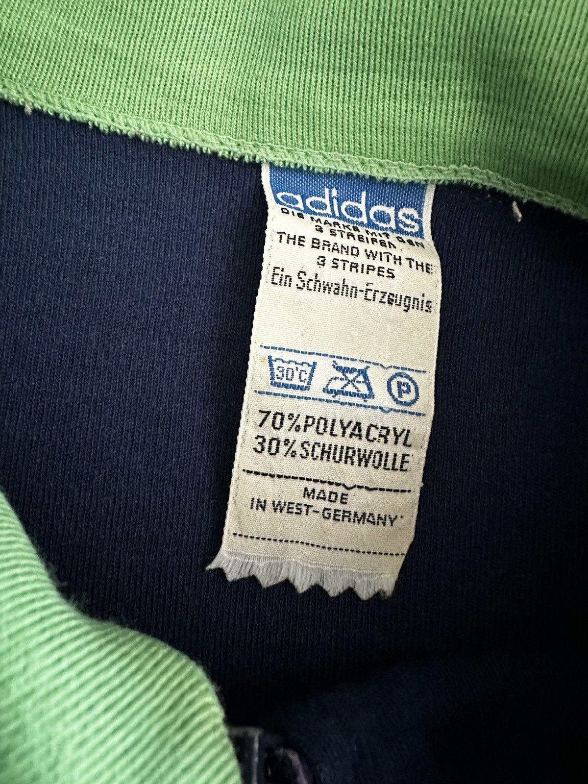 Adidas Adidas West Germany Wool Track Jacket 70s Size US M / EU 48-50 / 2 - 9 Thumbnail