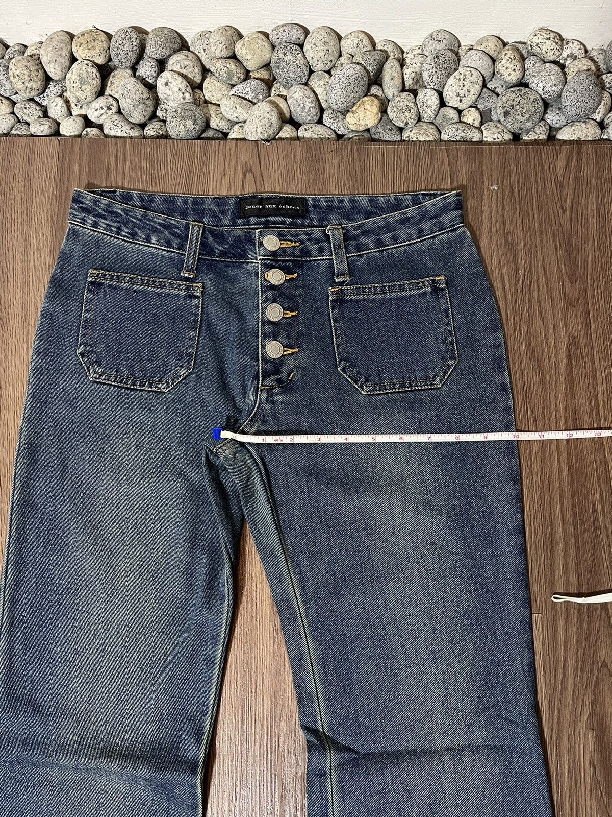 If Six Was Nine × Japanese Brand × Tornado Mart Jouer Aux Echecs japan front pocket flare jeans Size US 30 / EU 46 - 15 Thumbnail