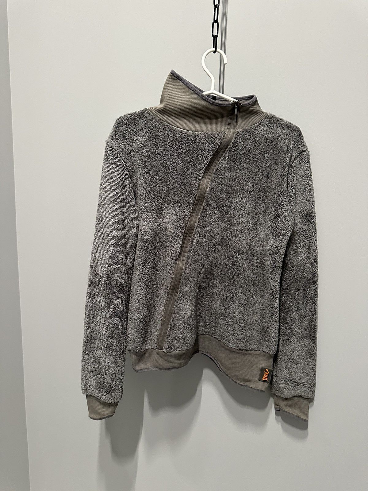 Cop Copine Cop Copine 2000s Acant Garde Fleece Jacket Y2K Assymetrical Size ONE SIZE - 1 Thumbnail