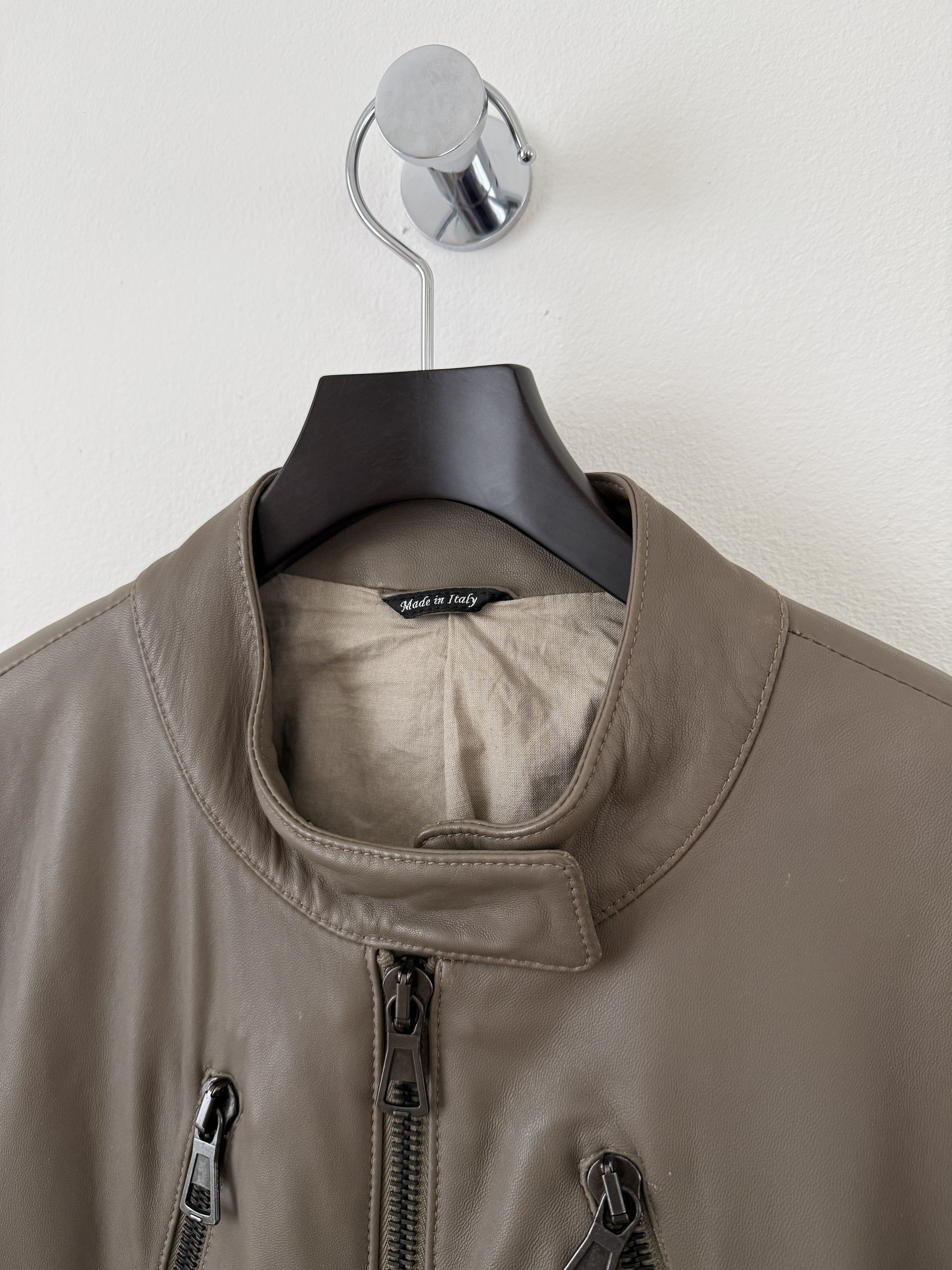 Maison Margiela 2012 5 Zip Leather Moto Jacket Size US S / EU 44-46 / 1 - 7 Thumbnail