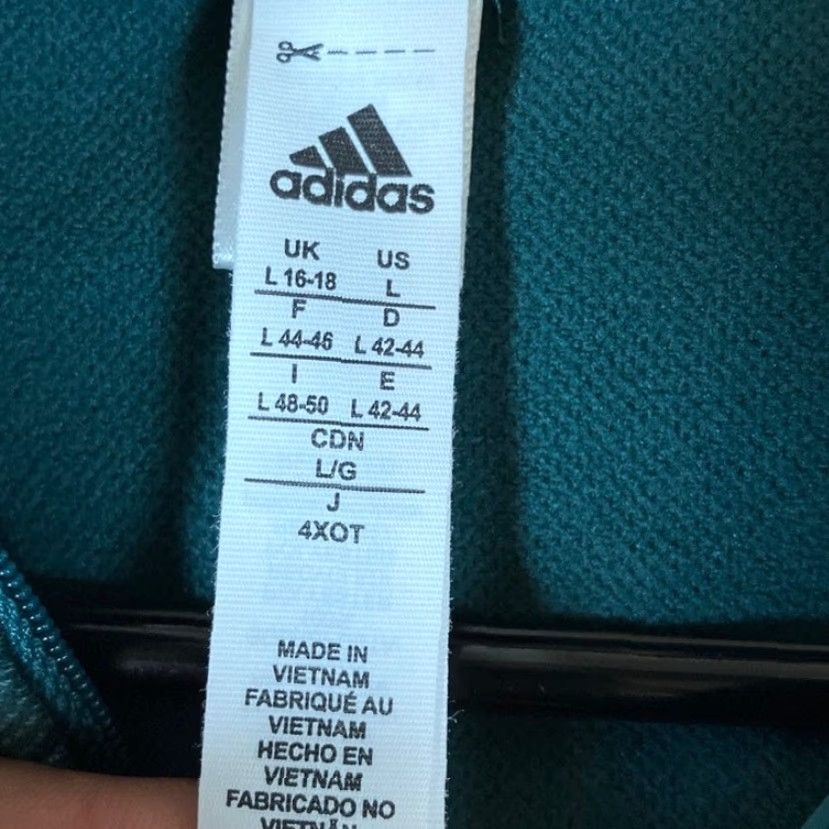 Adidas Adidas Womens Sweatshirt Green Climawarm Tech 1/2 Zip Pullover Hoodie Large Size L / US 10 / IT 46 - 6 Thumbnail