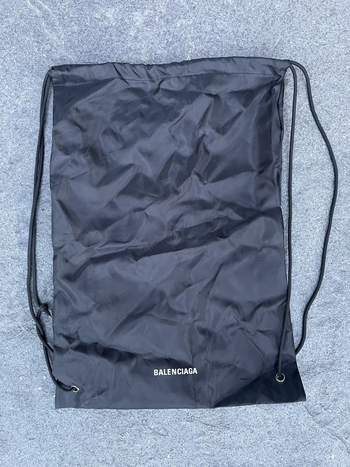 Balenciaga Balenciaga Black Drawstring Dust Bag | Grailed