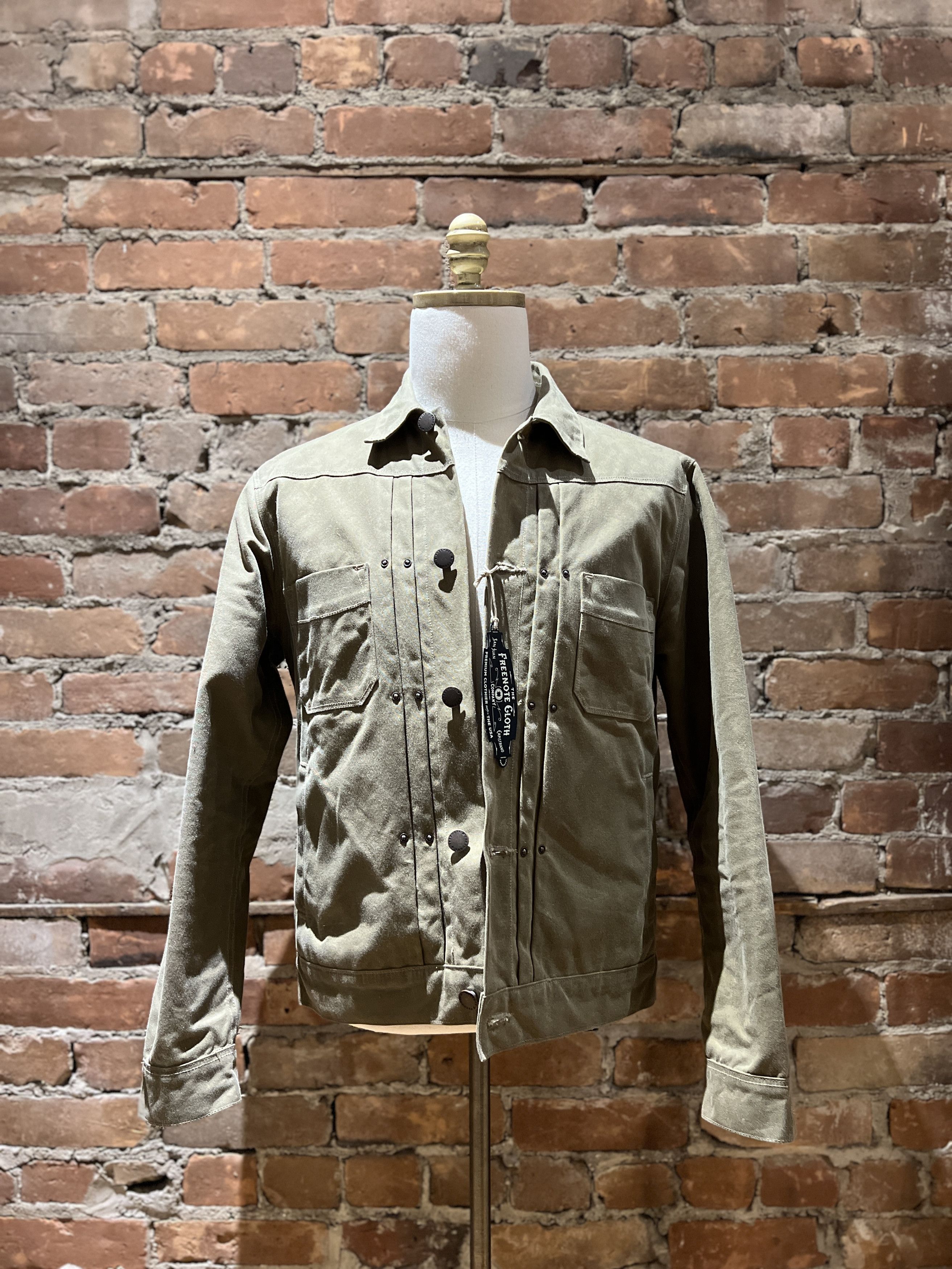 Freenote Cloth Freenote Cloth Riders Jacket Waxed Canvas Tobacco Purple Int Size US M / EU 48-50 / 2 - 1 Thumbnail