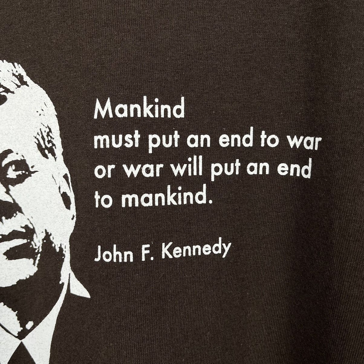 Vintage Vintage John F Kennedy graphic Museum USA tee 90’s Size US L / EU 52-54 / 3 - 9 Thumbnail
