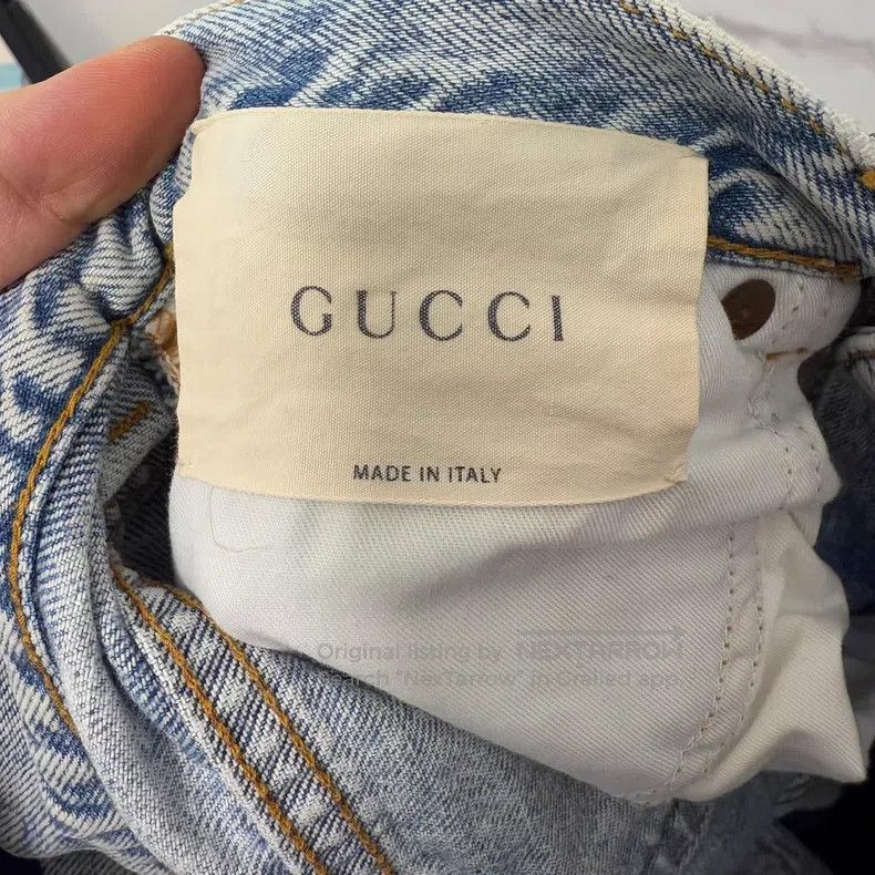 Gucci Gucci Insect-patterned jeans Size 27" / US 4 / IT 40 - 3 Thumbnail