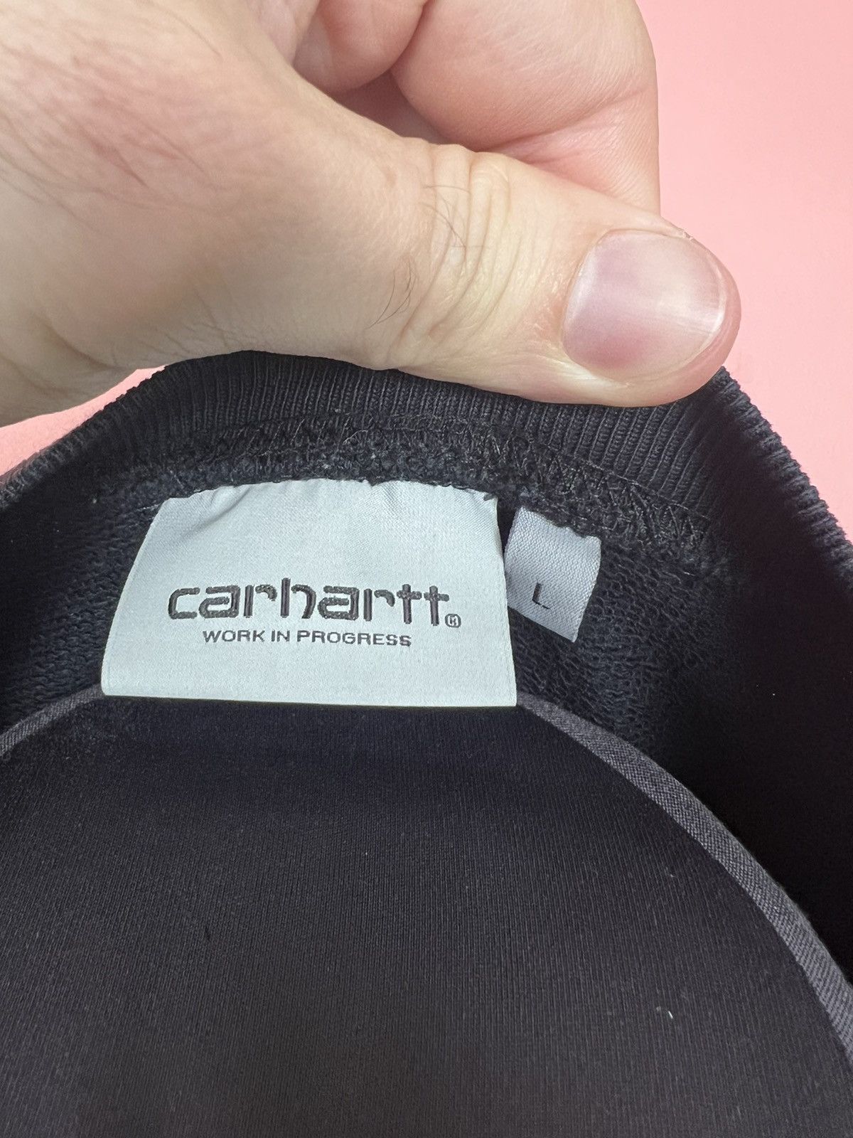 Carhartt Carhartt mini logo sweatshirt y2k workwear Size US L / EU 52-54 / 3 - 5 Thumbnail