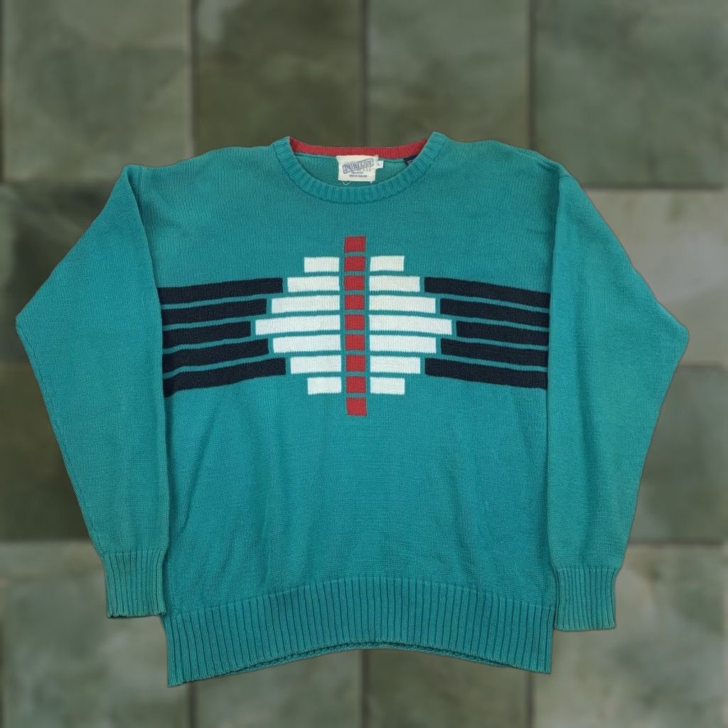 Vintage VINTAGE Puritan Sweater Men Pullover Knit Blue Heavyweight 90s Large Crew Neck Cotton Size US L / EU 52-54 / 3 - 1 Thumbnail