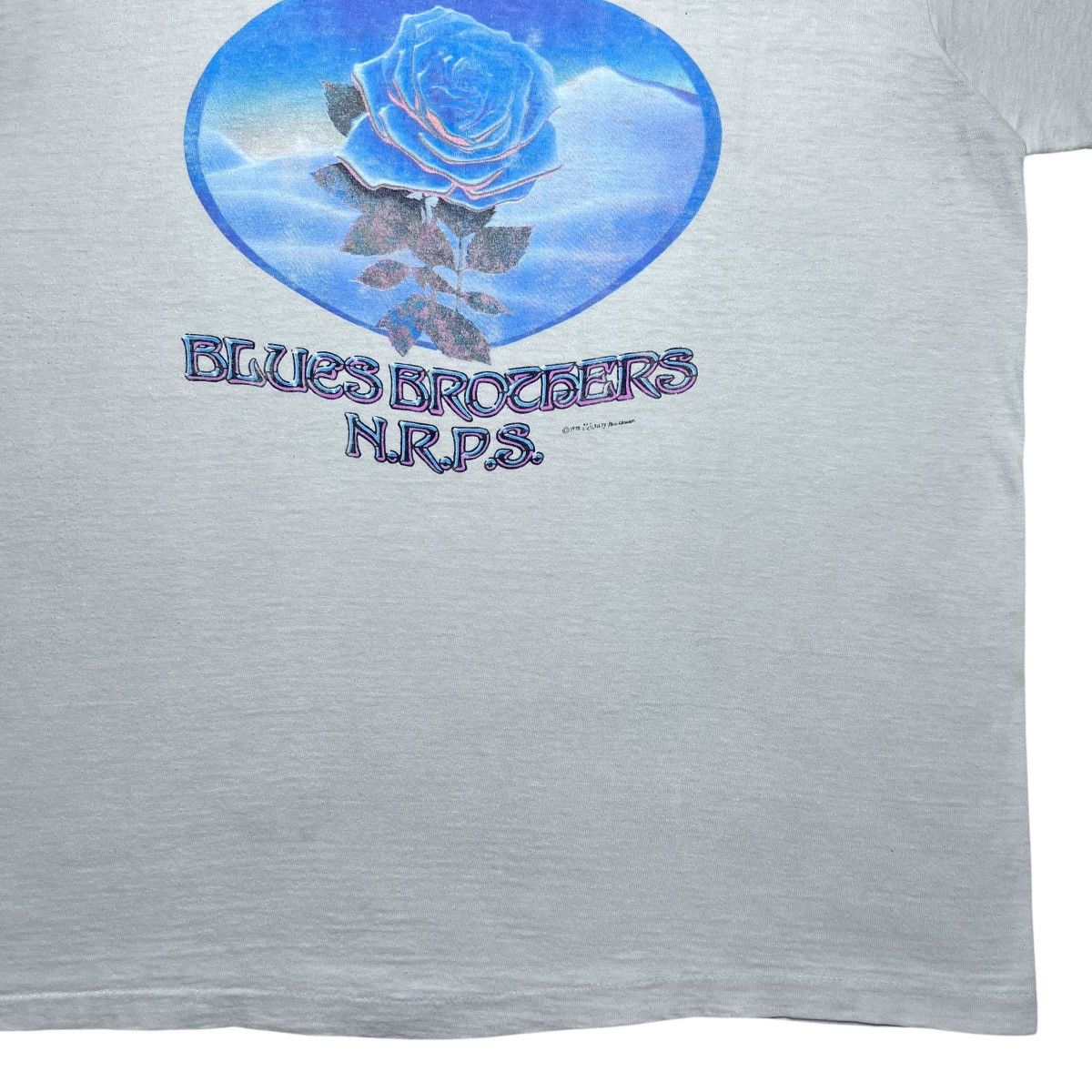 Band Tees 78 Grateful Dead Blues Brothers Blue Rose Winterland NYE Tee Size US L / EU 52-54 / 3 - 6 Thumbnail