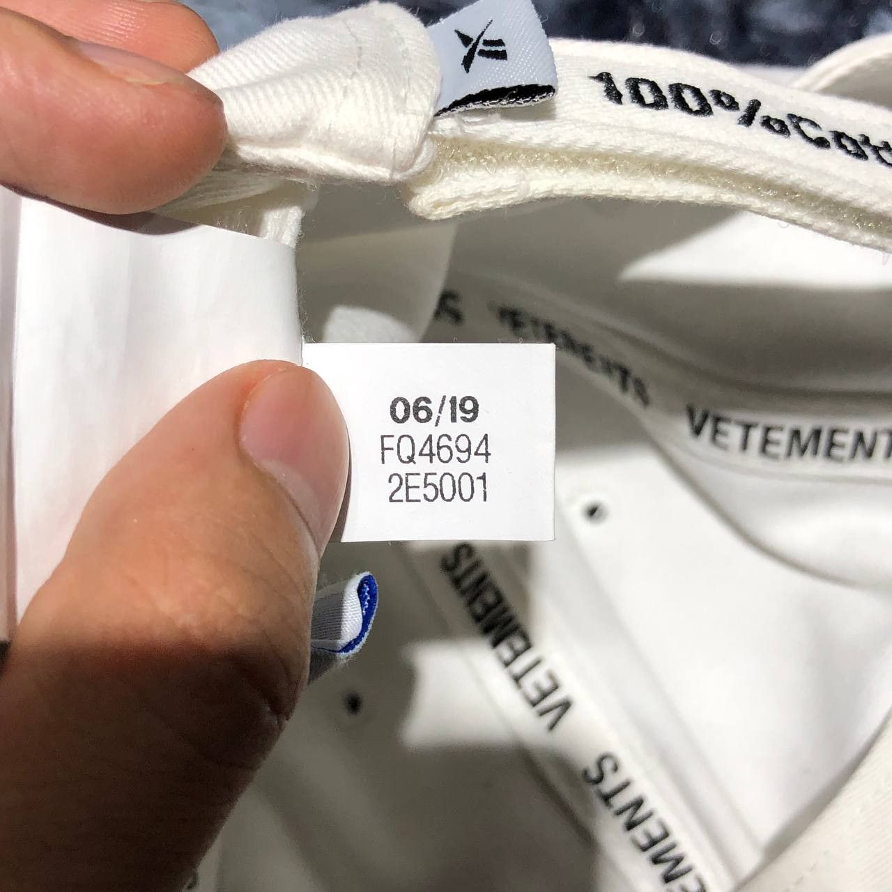 Reebok × Vetements Vetements X Reebok Logo Embroidered cap Size ONE SIZE - 15 Thumbnail