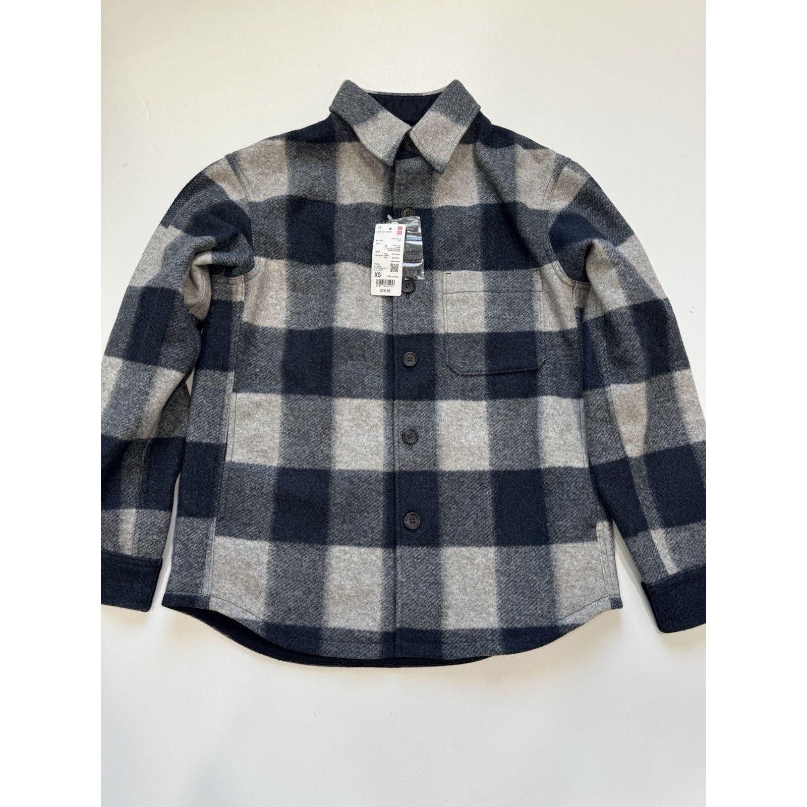 Uniqlo UNIQLO Blue Over Shirt Jacket Mens XS Size US XS / EU 42 / 0 - 1 Thumbnail