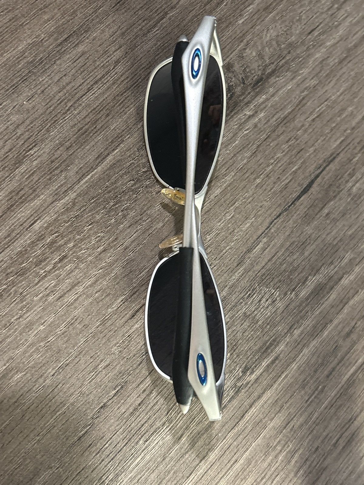 Oakley 2003 Oakley Wiretap (First Gen) - Silver Ice Iridium Size ONE SIZE - 11 Thumbnail